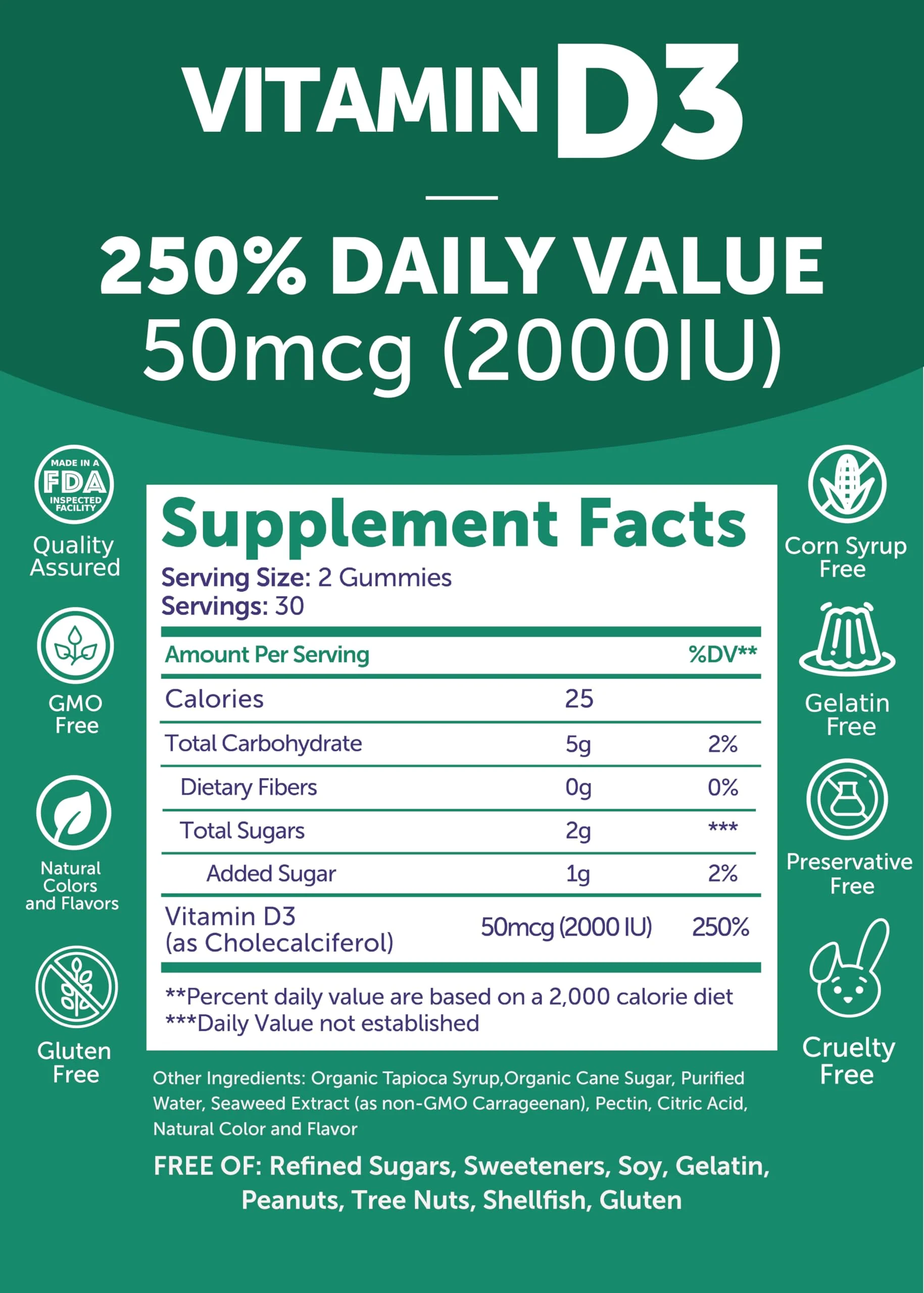 Lunakai Vitamin D3 2000IU & Vitamin B12 Gummies Bundle – Energy, Mood & Immunity Support (30 Days) - Image 14