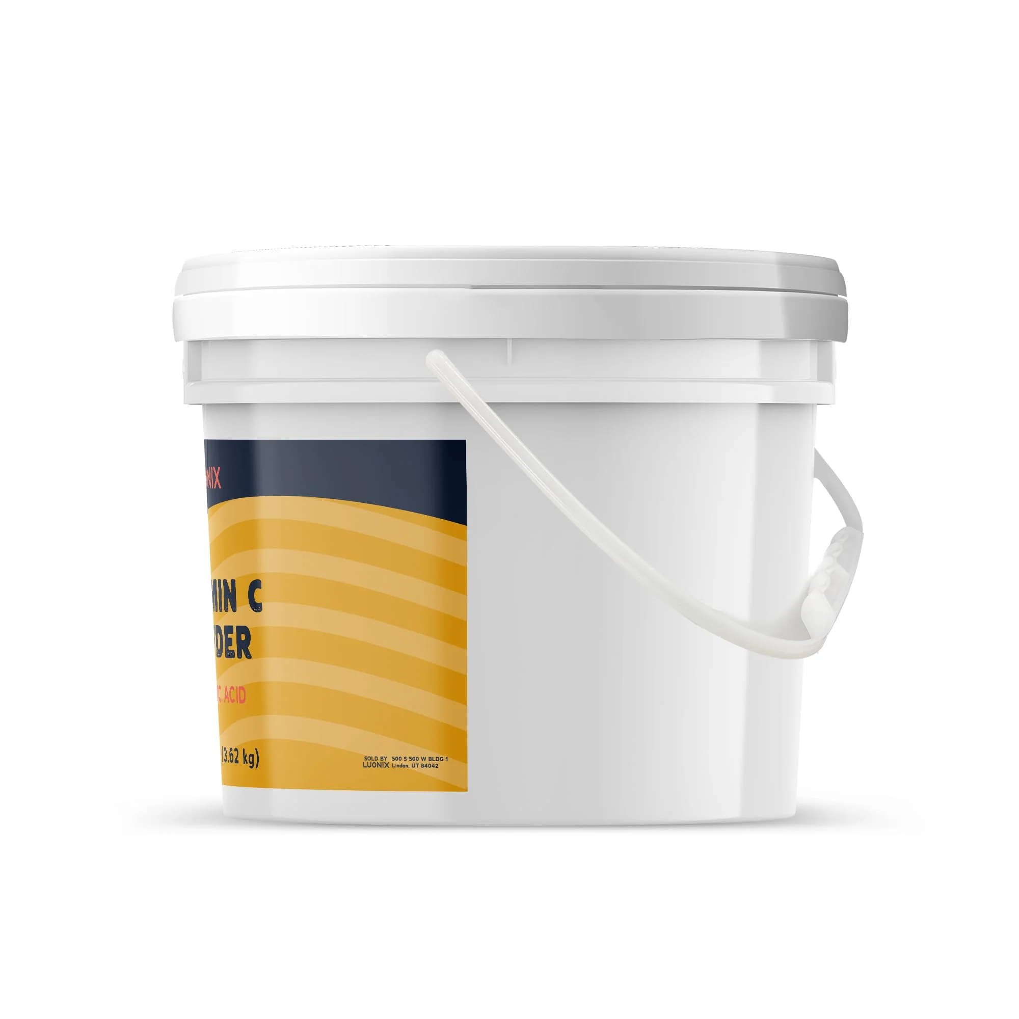 Luonix Vitamin C Powder – Ascorbic Acid, 1 Gallon Bucket for Supplements & DIY Skincare - Image 4