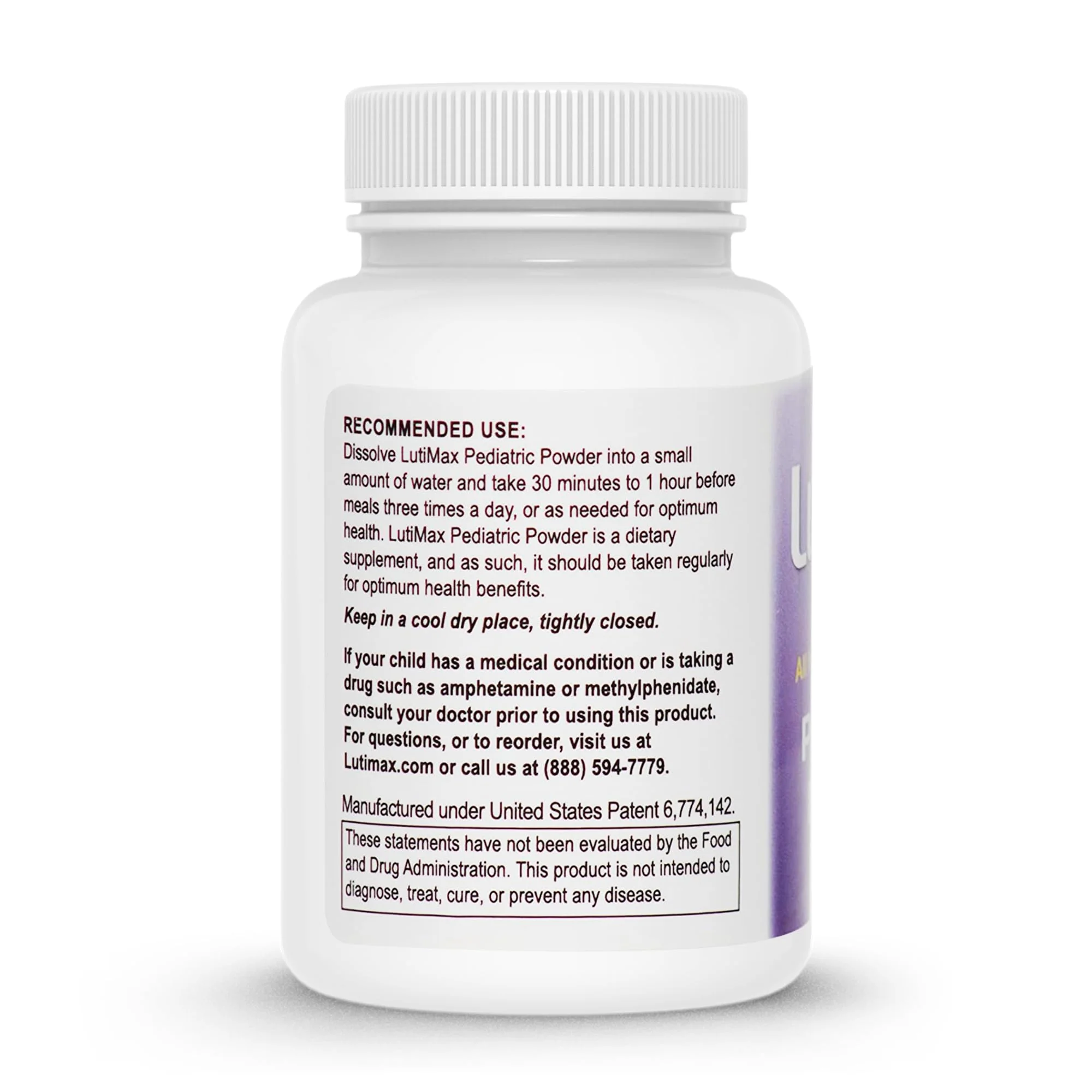 Lutimax Pediatric Powder โ Luteolin & Rutin Brain Supplement for Kids | Memory, Focus, Immune & Muscle Support | 200 Servings - Image 9