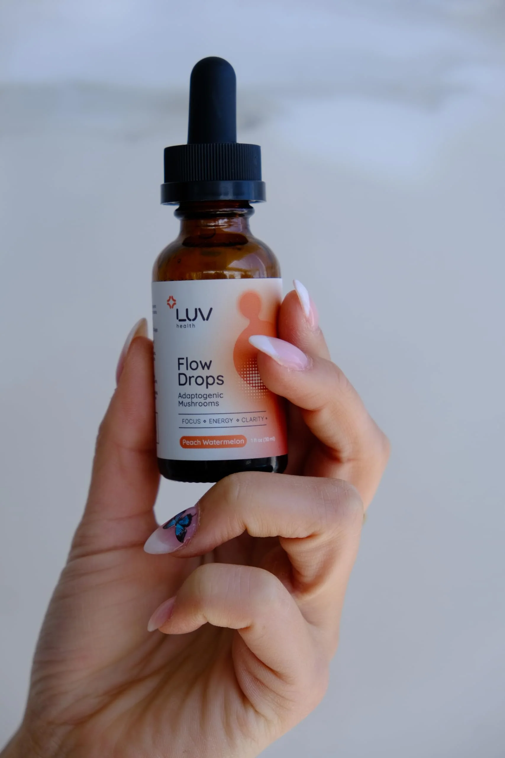 LUV health Flow Drops – Energy, Focus & Immune Support | Adaptogenic Mushrooms (Vegan, Made in USA) - Image 8