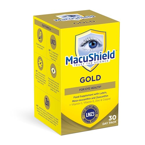 Macu Shield Gold 90 Capsules | Eye Health Supplement with Lutein, Zeaxanthin & Meso-zeaxanthin - Image 2