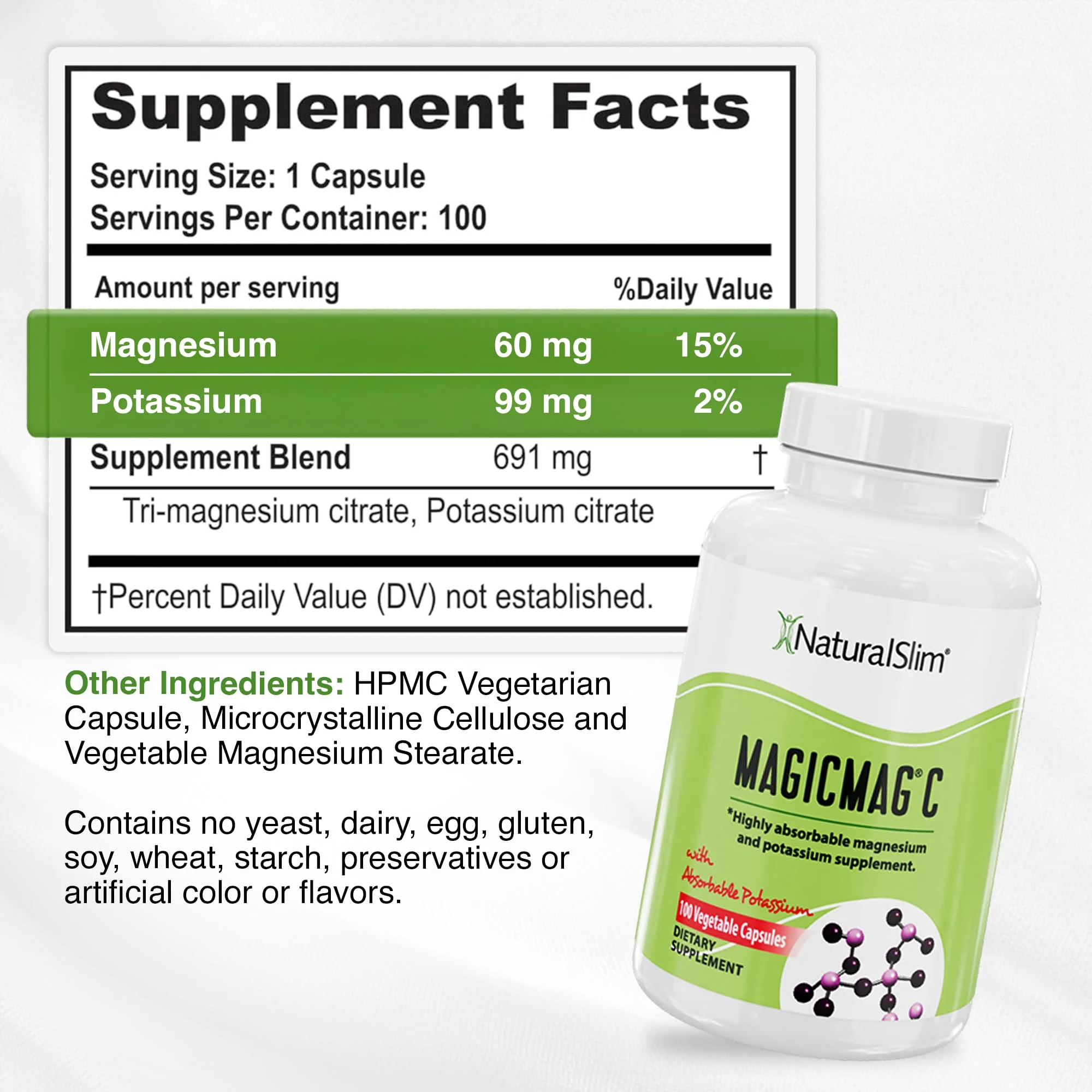 MagicMag C by NaturalSlim – Magnesium Citrate with Potassium for Sleep & Muscle Relaxation - Image 4
