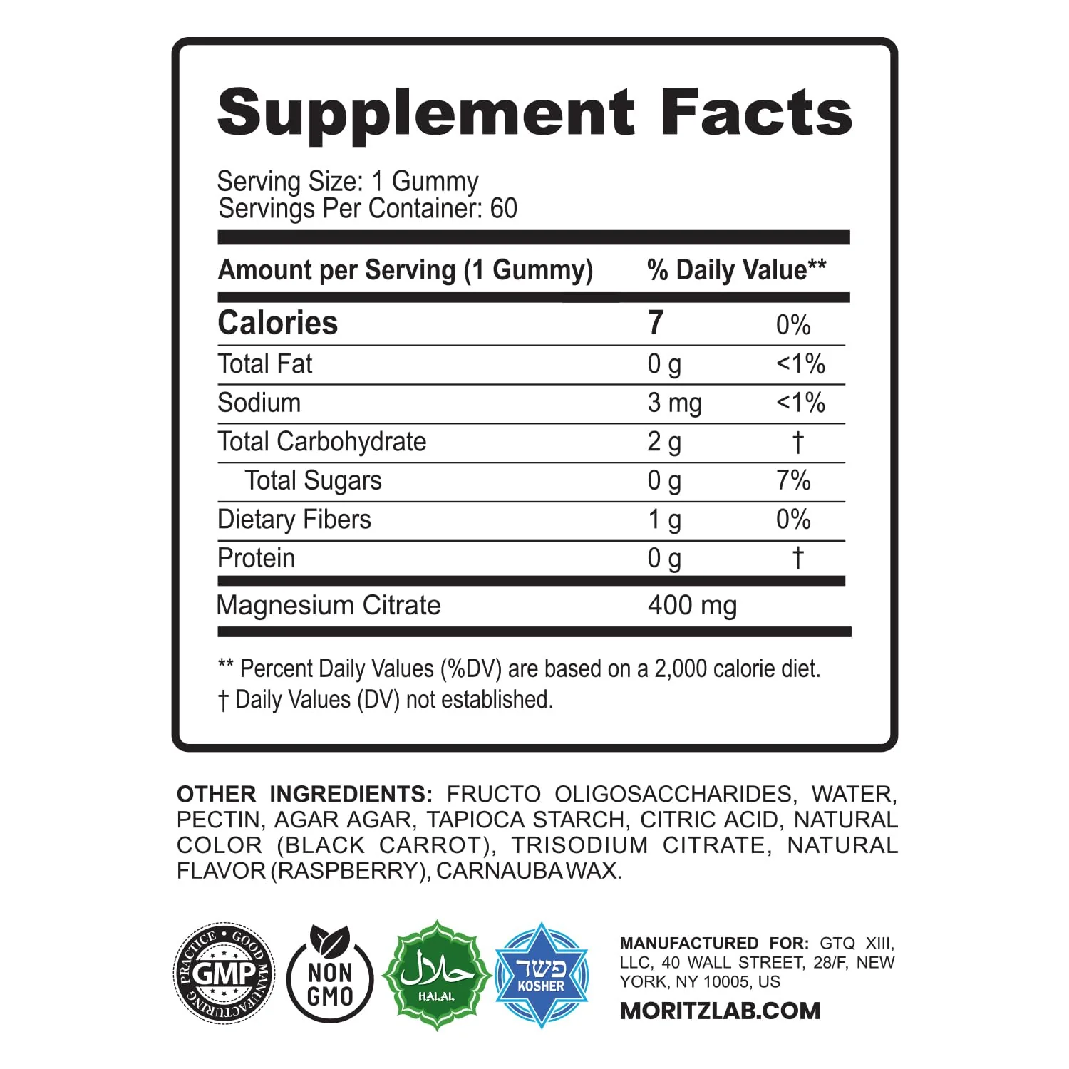 Magnesium Gummies Sugar-Free - Calm Sleep Support Magnesium Citrate Gummies (120 Count) for Kids & Adults - Image 4