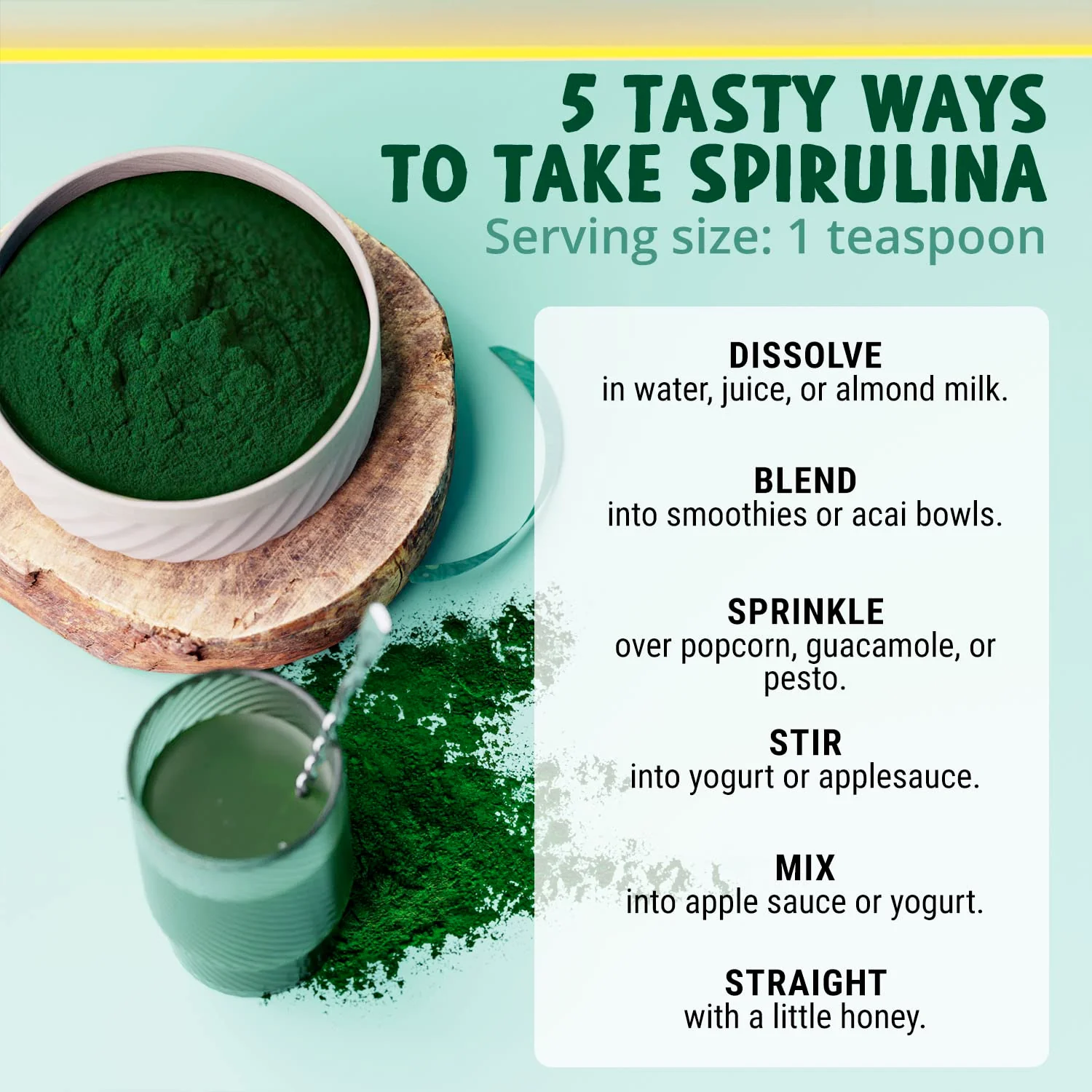 MAJU Organic Spirulina Powder (2 lb) – Jumbo Size, Non-GMO, Vegan, Gluten-Free - Image 6