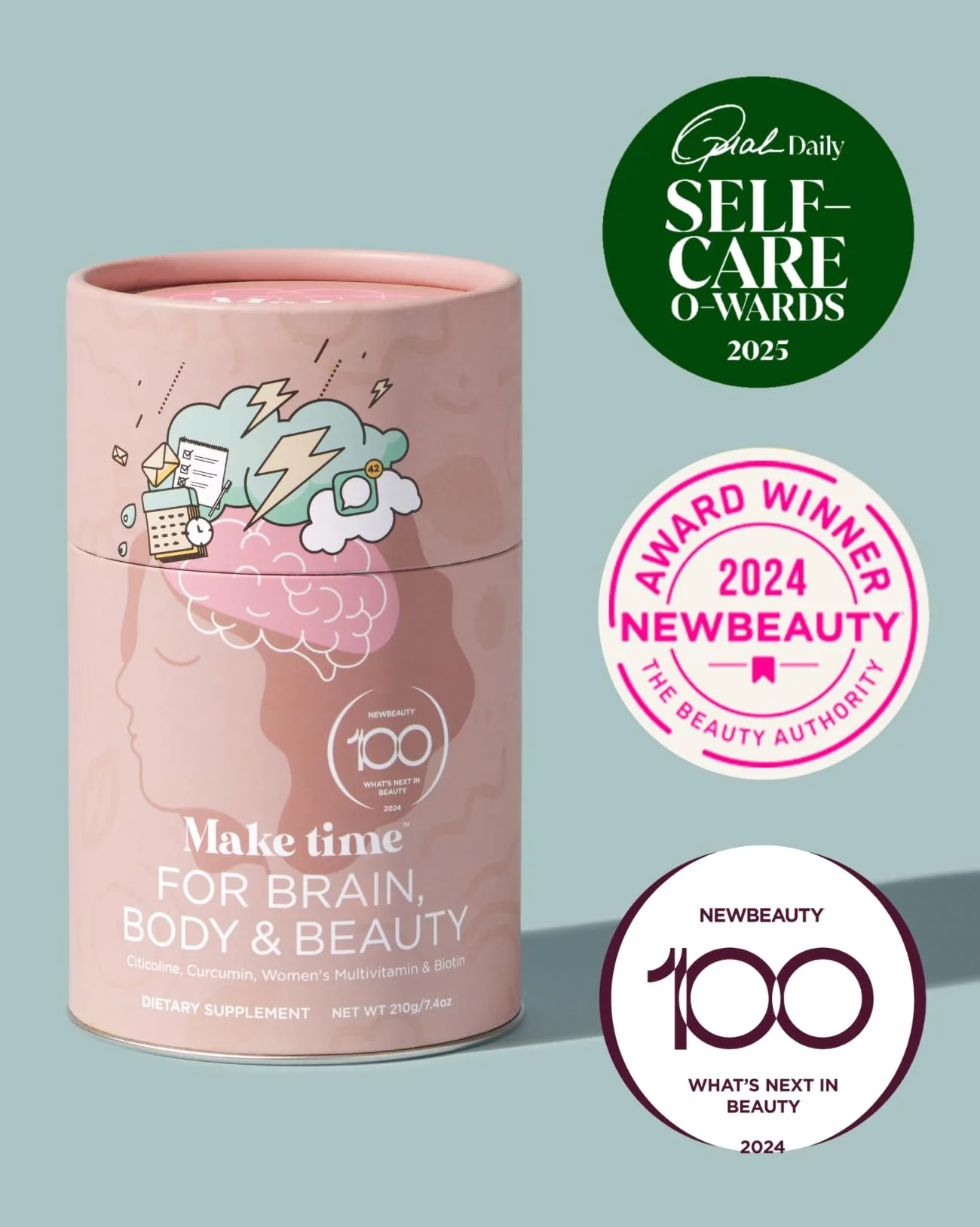 MAKE TIME Brain Health Powder for Women – Mood, Focus & Energy Boost | Cognizin - Image 3