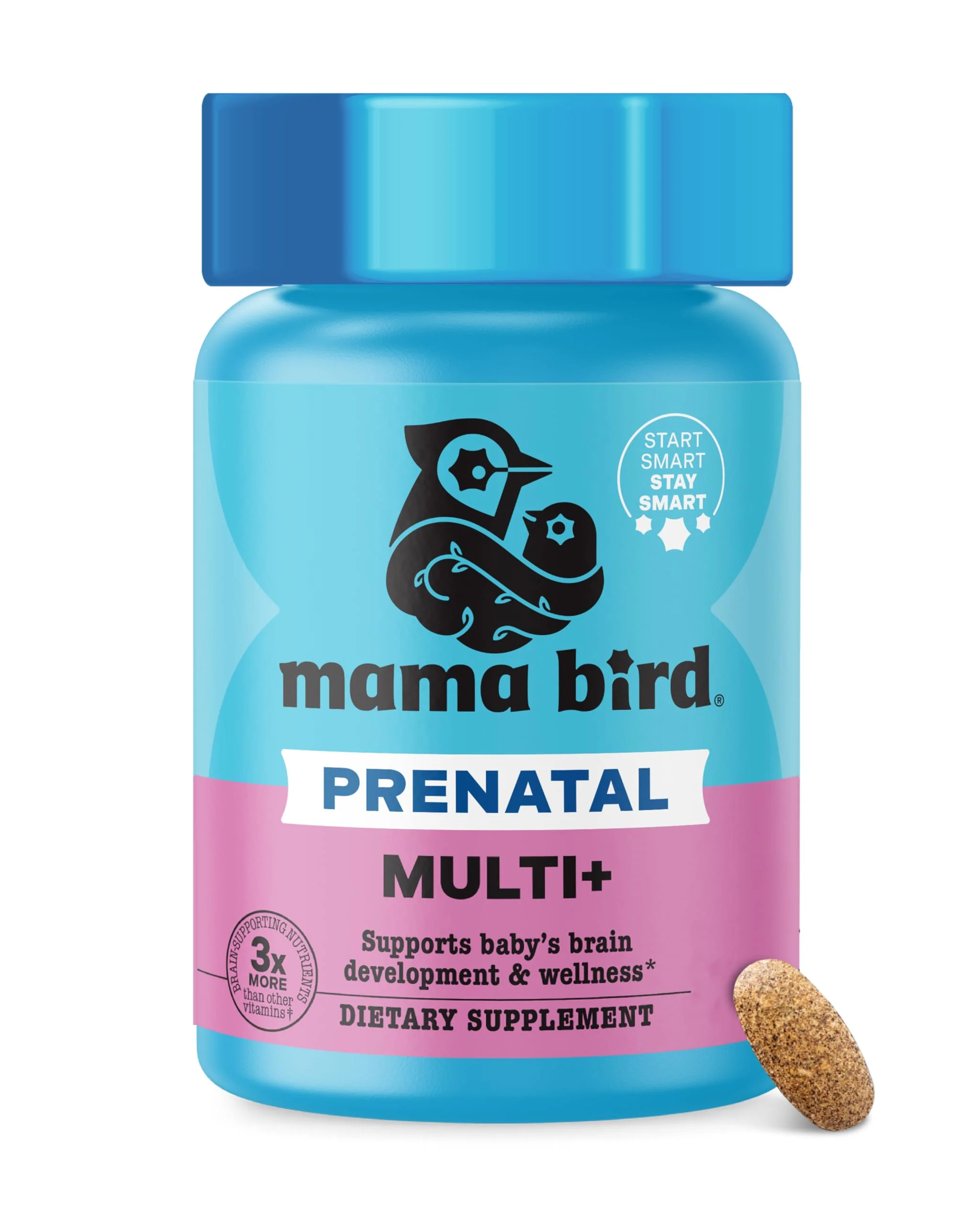 Mama Bird Prenatal Multi+ | Best Nest Wellness – 30+ Nutrients for Baby Brain Health (Vegan, Gluten Free) - Image 10