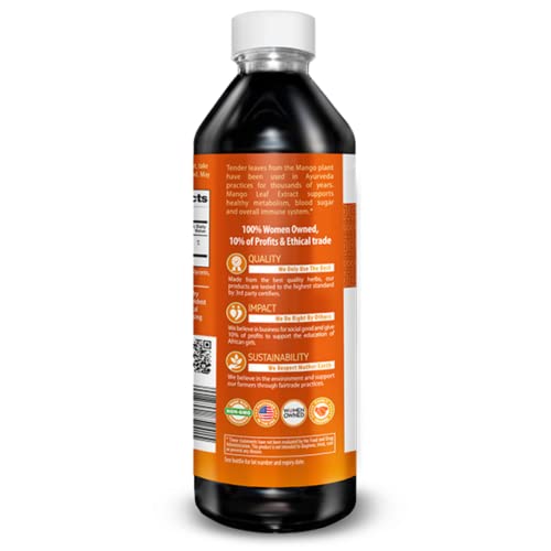 Mango Leaf Extract Liquid Organic - African Mango - Gut, Immunity, Digestive Support, General Wellness - Natural Supplements -12oz btl - Herbal Goodness - Image 4