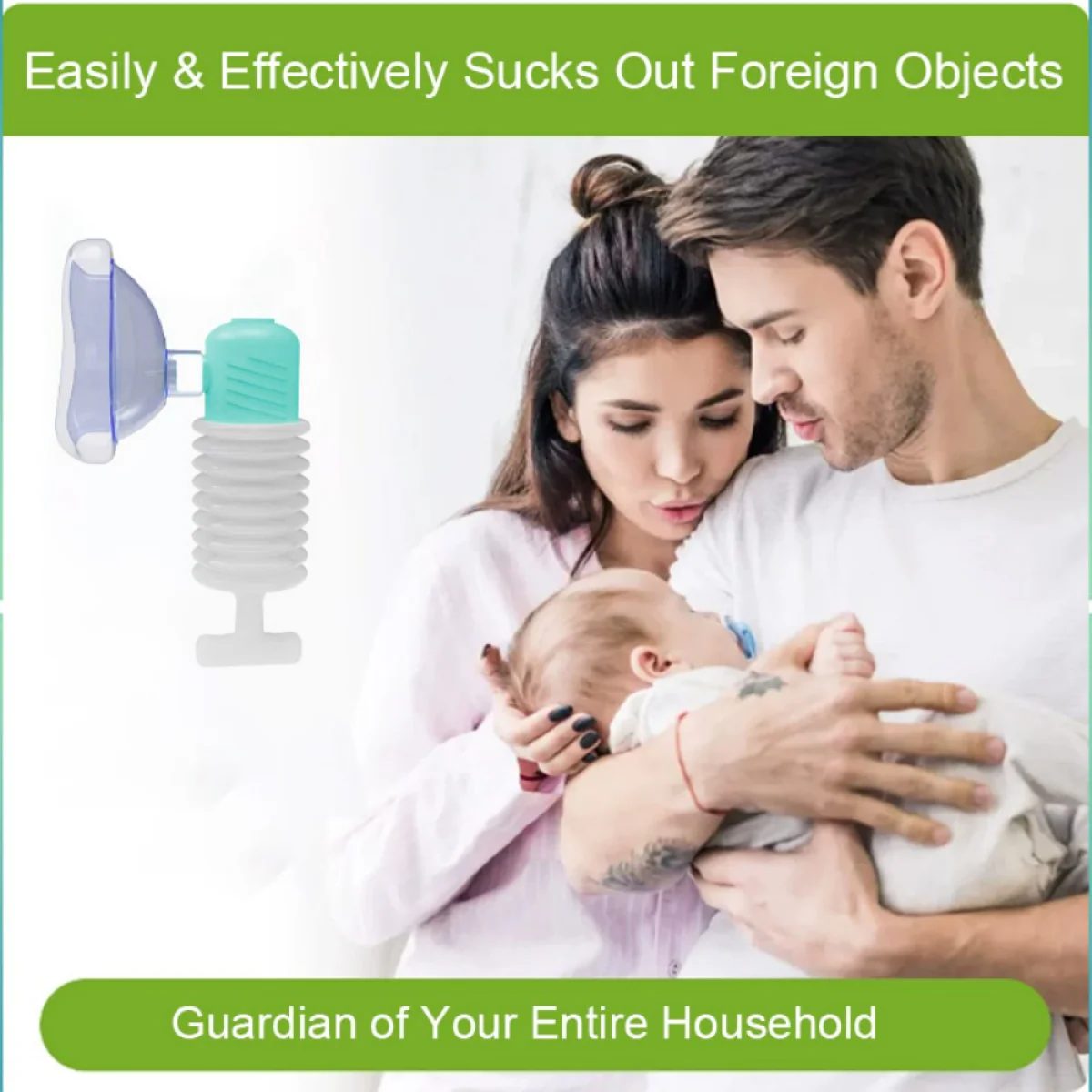 Manual Airway Obstruction First Aid Device - Emergency Choking Rescue Suction Tool for Adults & Kids - Image 4