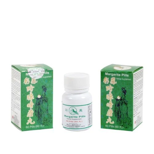 Margarite Pearl Powder for Acne & Spots – Herbal Pill Supplement 60 Pills x 3 Pack - Image 2