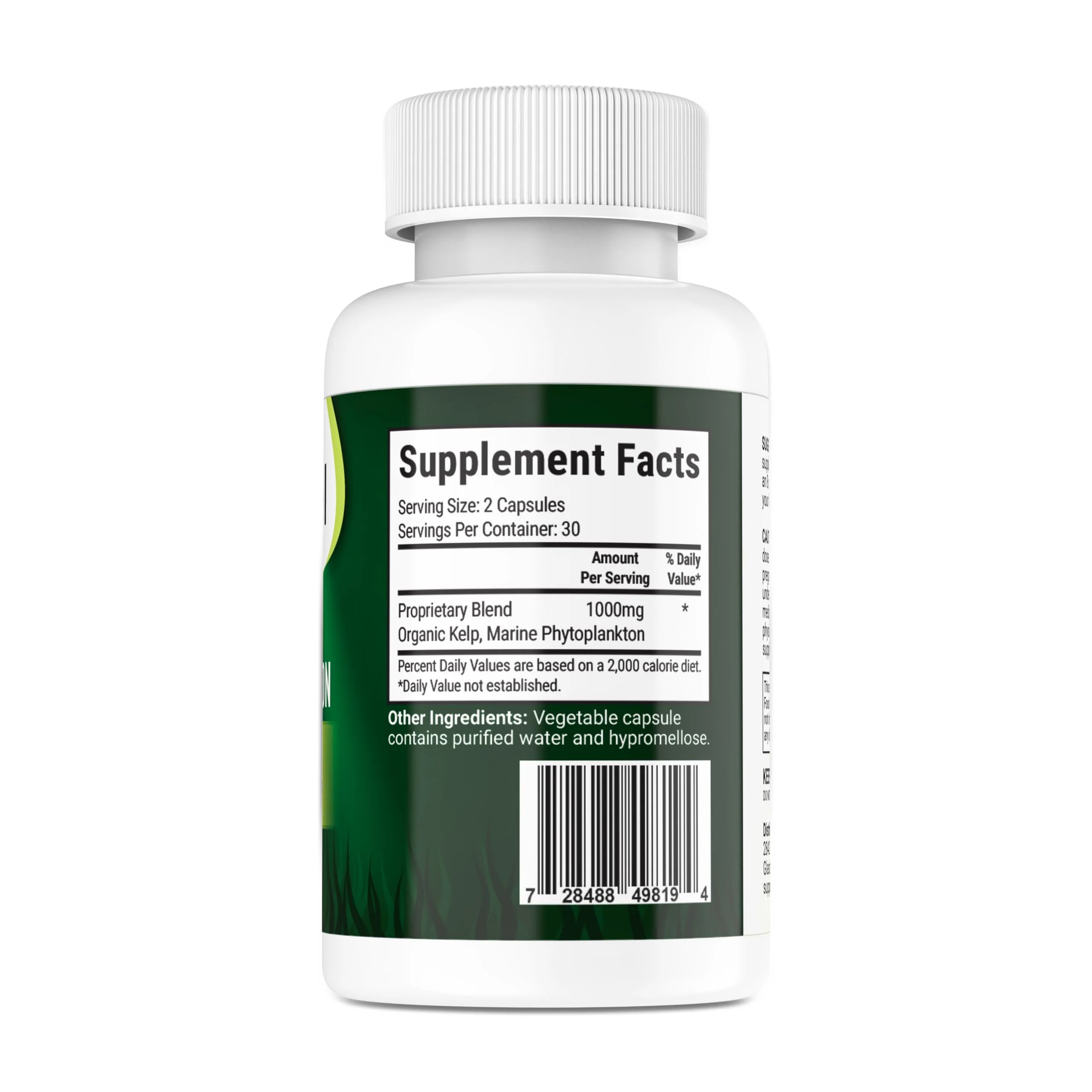 Marine Phytoplankton Omega-3 Supplement – Plant-Based Algae Capsules | 1,000mg | 60 Vegan Capsules - Image 9