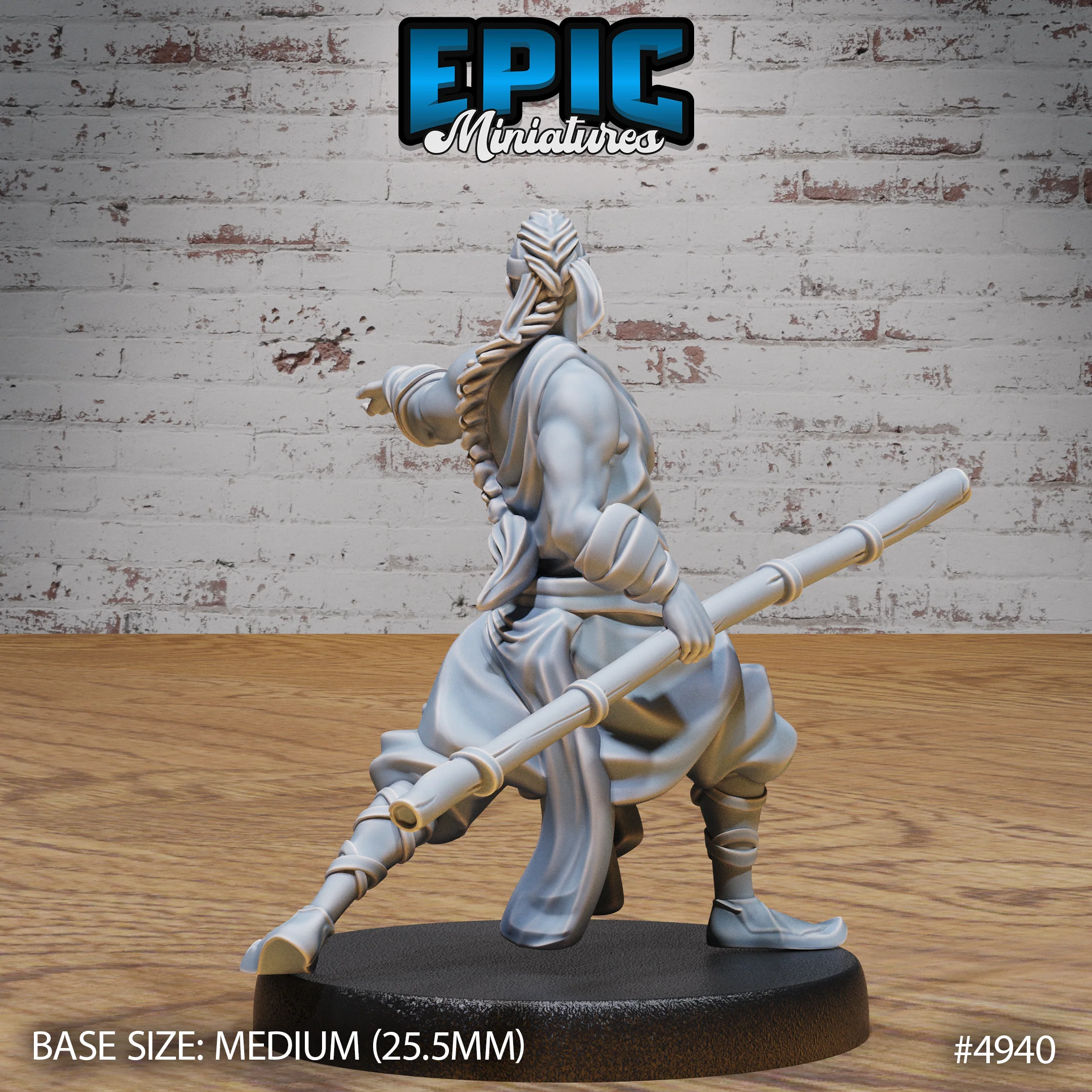 Martial Arts Monk #4938-#4940 | Epic Miniatures | D&D Tabletop Miniature | Skilled Hand-to-Hand Fighter for Fantasy Roleplaying - Image 7