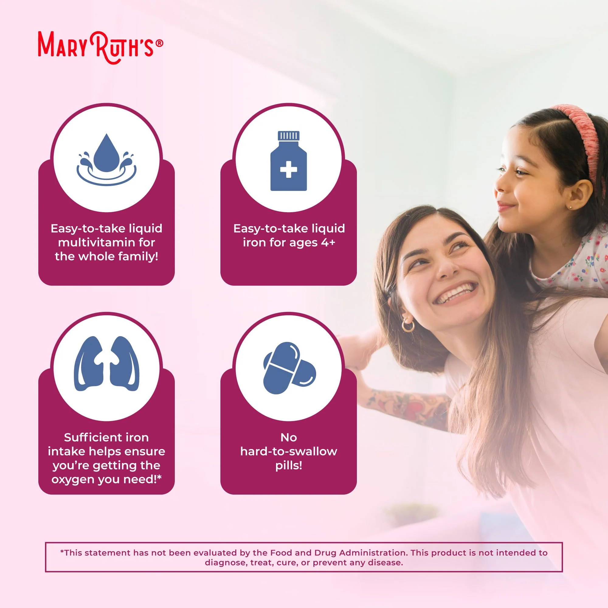 MaryRuth Organics Iron Supplement for Women Men & Kids | Liquid Iron - Image 6