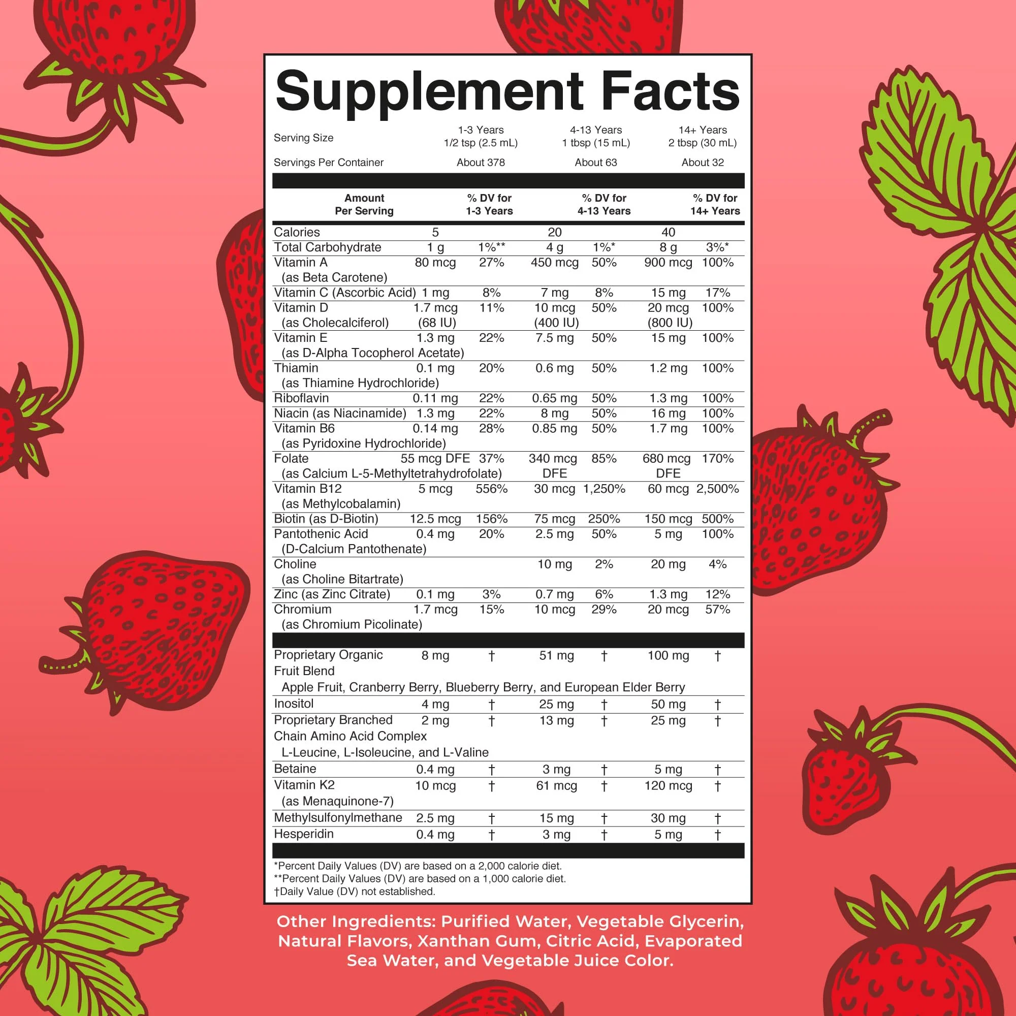 MaryRuth Organics Liquid Morning Multivitamin Essentials+ | Immune Support | Sugar Free | Vegan | 32 Fl Oz - Image 2