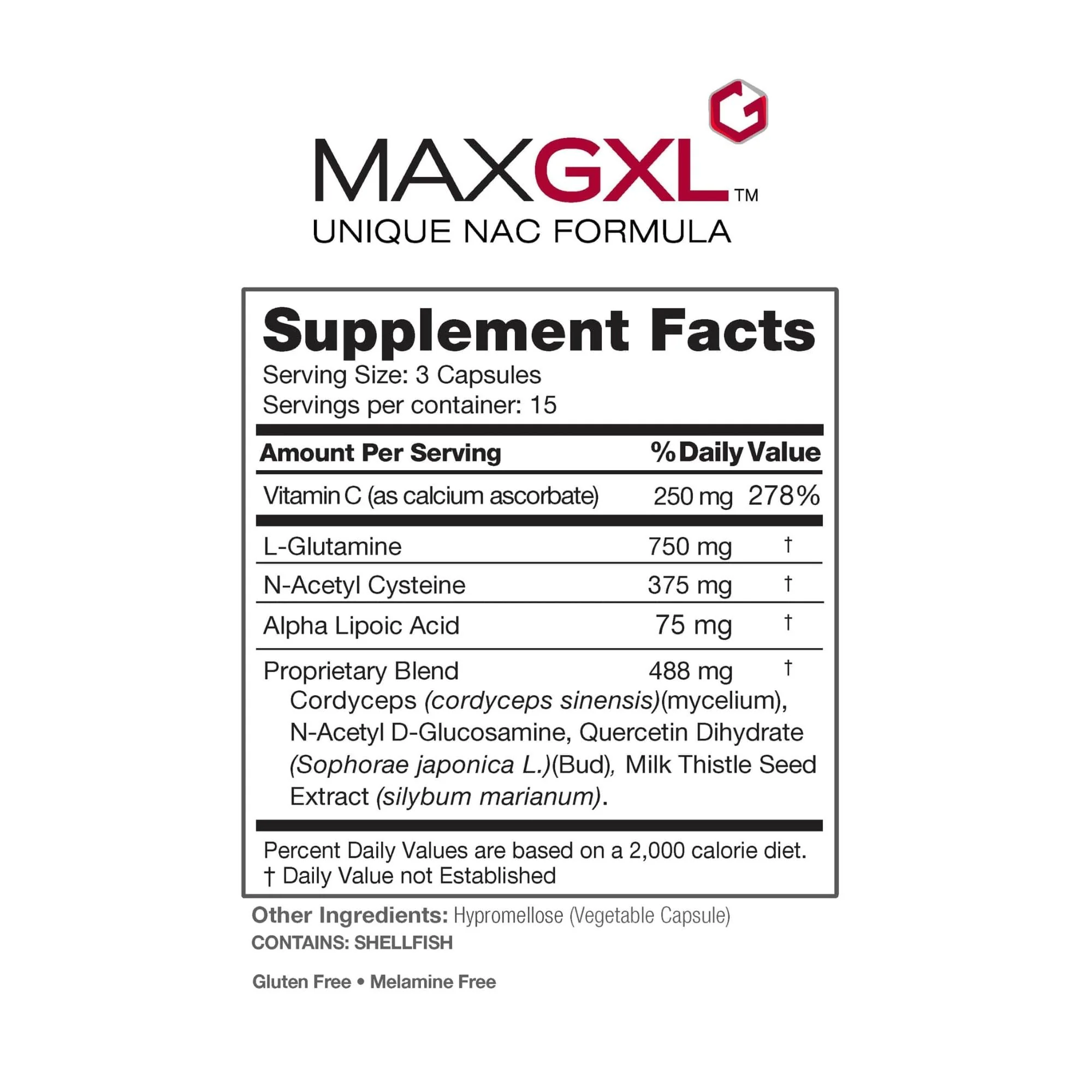 Max GXL NAC Formula | 180 Veg Capsules, 30 Servings (Pack of 2) - Image 7