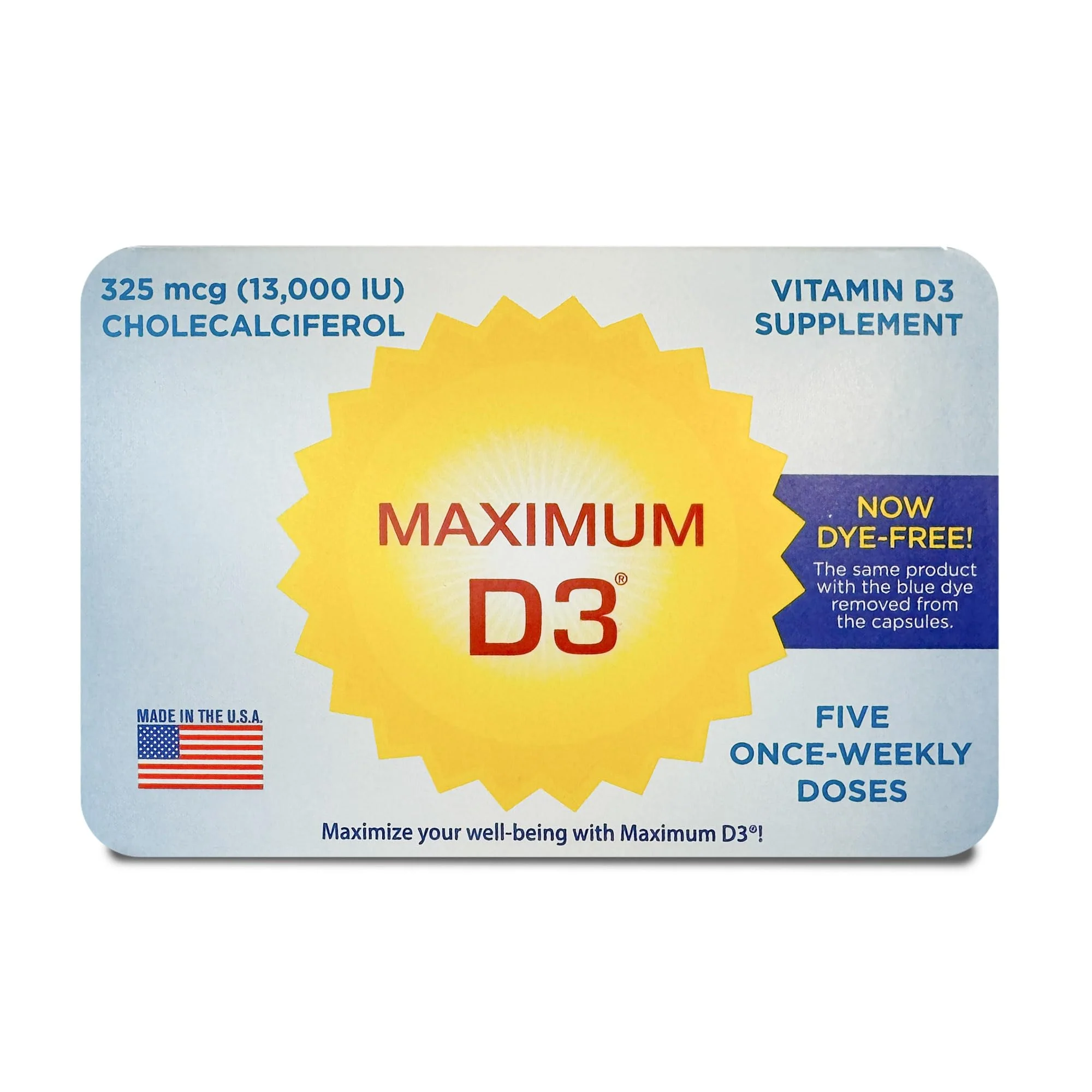 Maximum D3 13,000 IU Box – 60 Capsules (60-Week Supply) | Vitamin D3 - Image 12