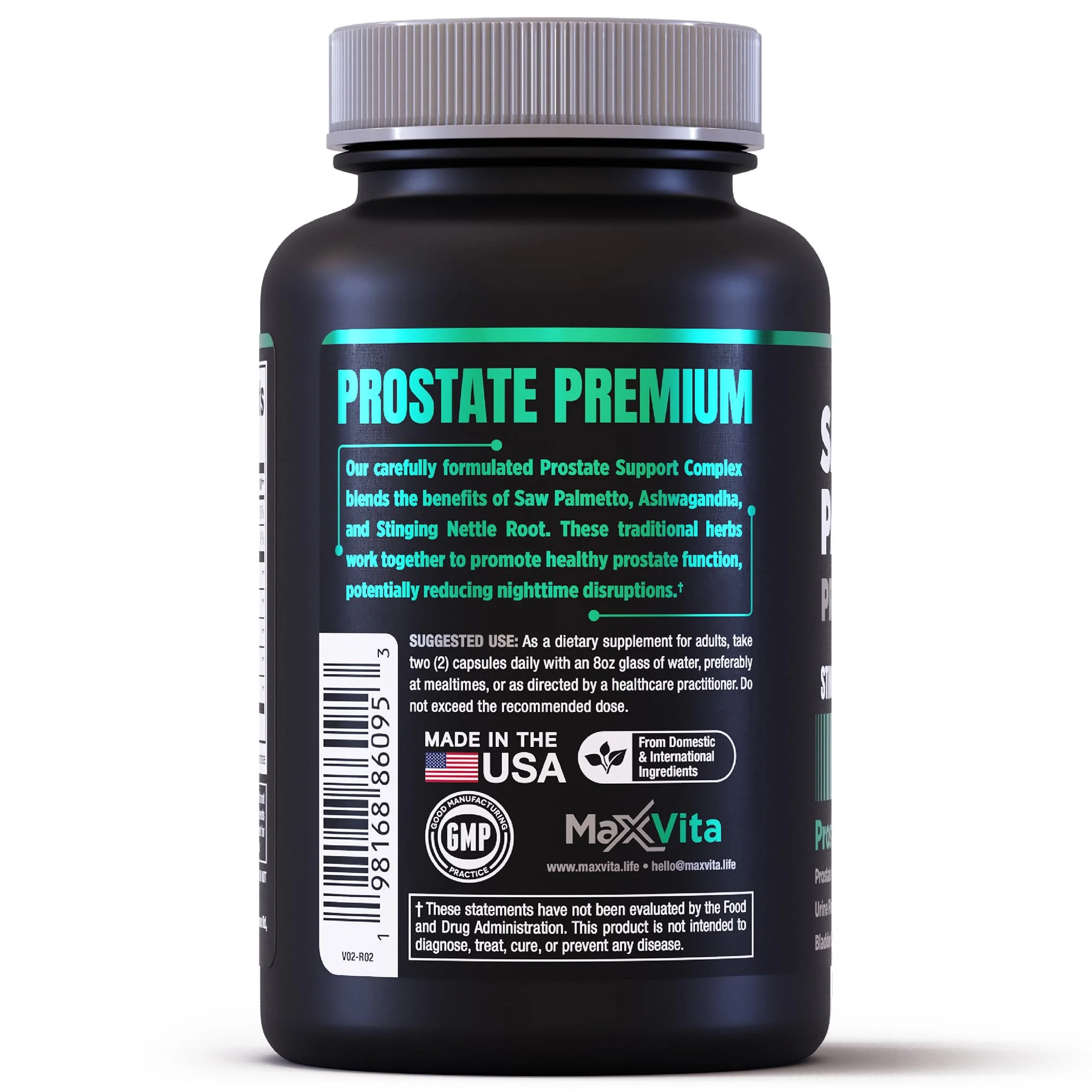 MaxVita Prostate Premium - Saw Palmetto, Nettle & Ashwagandha for Men, 60 Count - Image 16