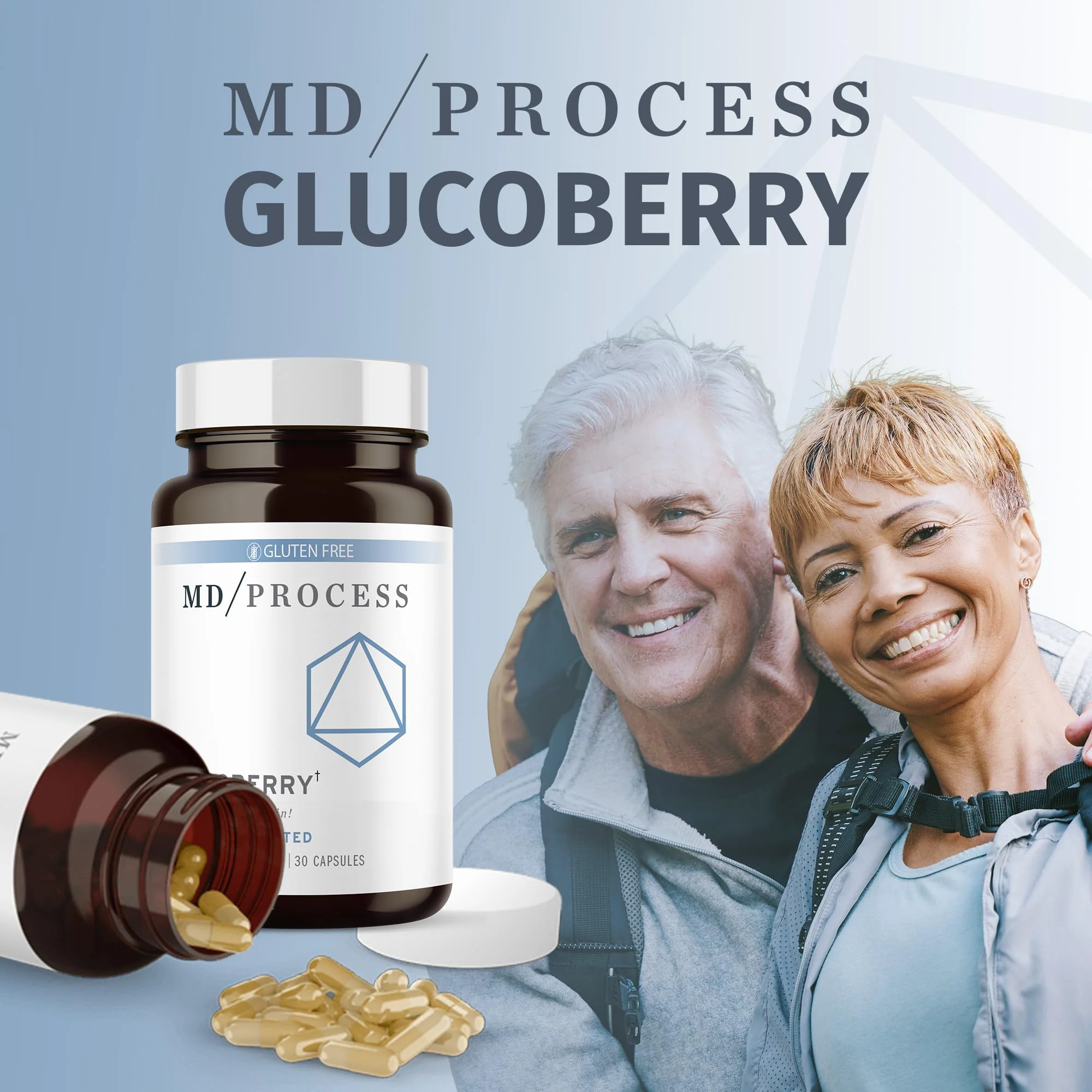 MD Process GlucoBerry Maqui Berry Extract with Chromium Picolinate for Blood Health Support - Doctor Formulated - 30 Capsules - Image 6