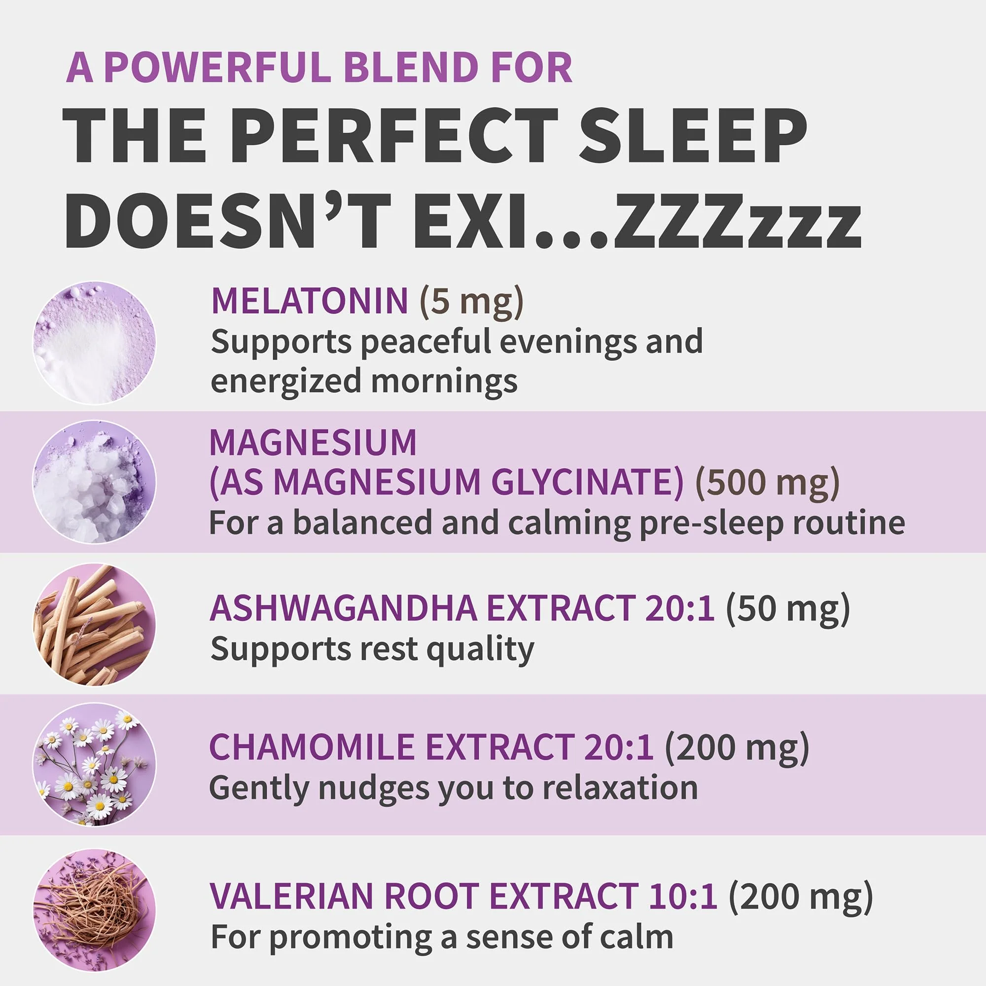 MEDCHOICE 12-in-1 Melatonin Sleep Capsules – 5mg Melatonin + Magnesium Glycinate 500mg (90ct, Pack of 4) - Image 3