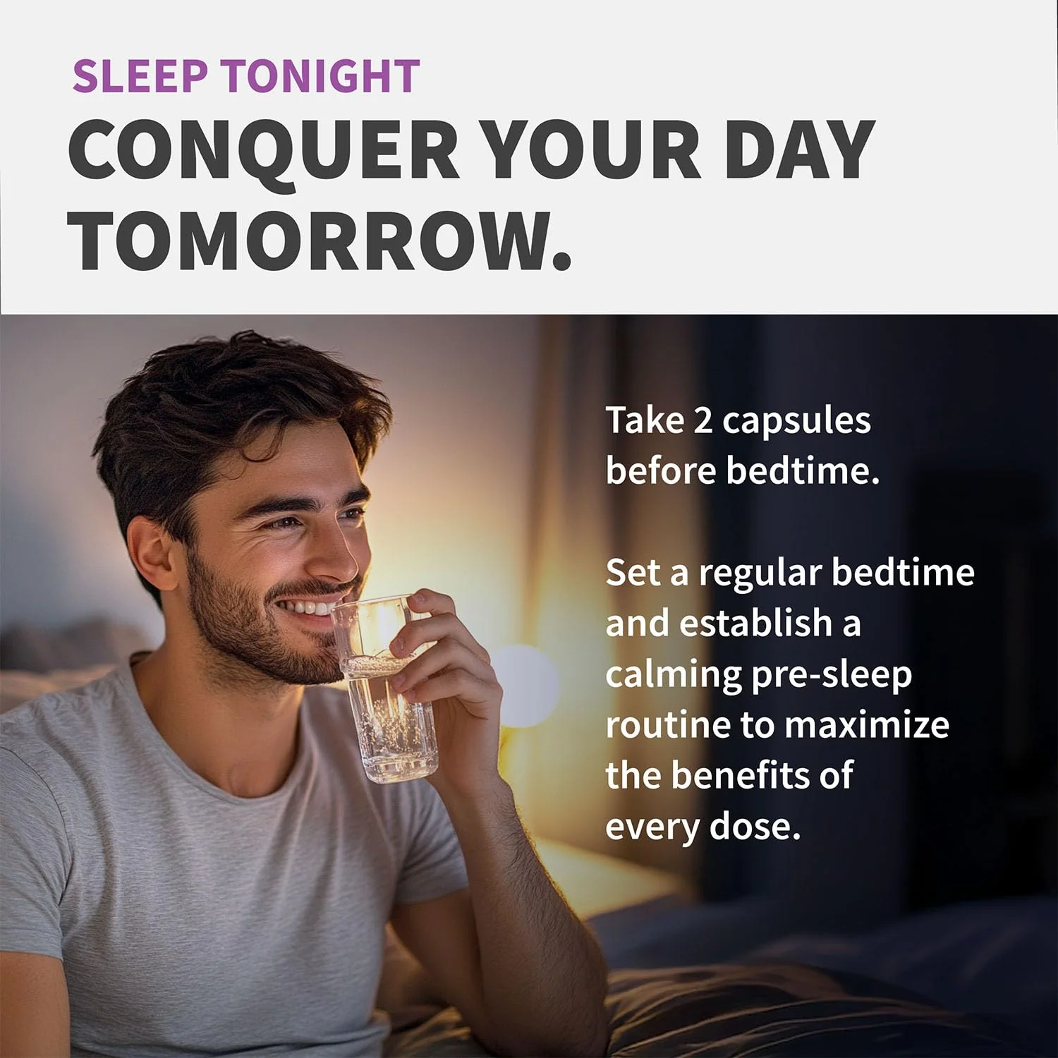 MEDCHOICE 12-in-1 Melatonin Sleep Capsules – Melatonin 5 mg + Magnesium Glycinate 500 mg (90 ct, Pack of 2) - Image 16