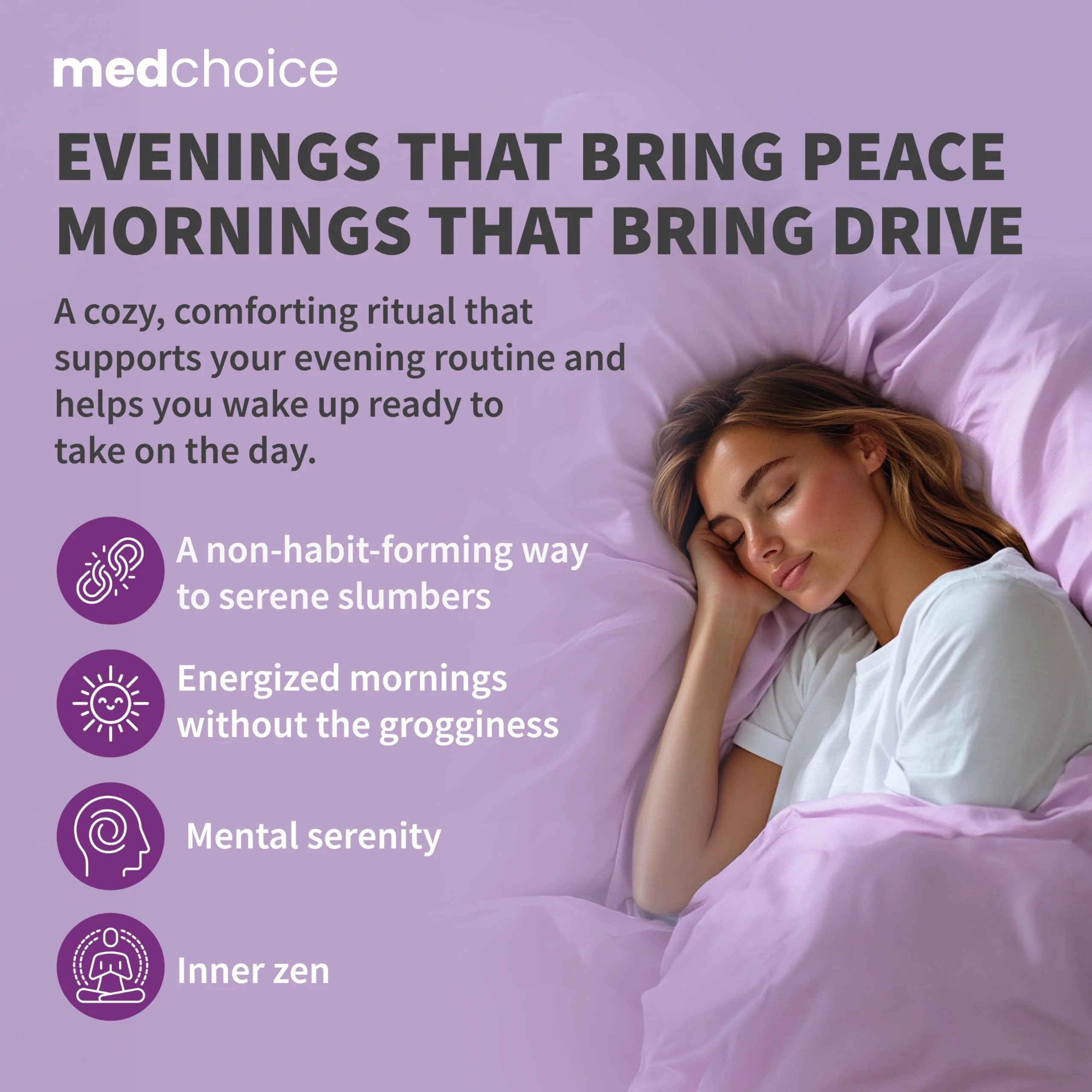 MEDCHOICE 12-in-1 Melatonin Sleep Capsules – Melatonin 5 mg + Magnesium Glycinate 500 mg (90 ct, Pack of 2) - Image 5
