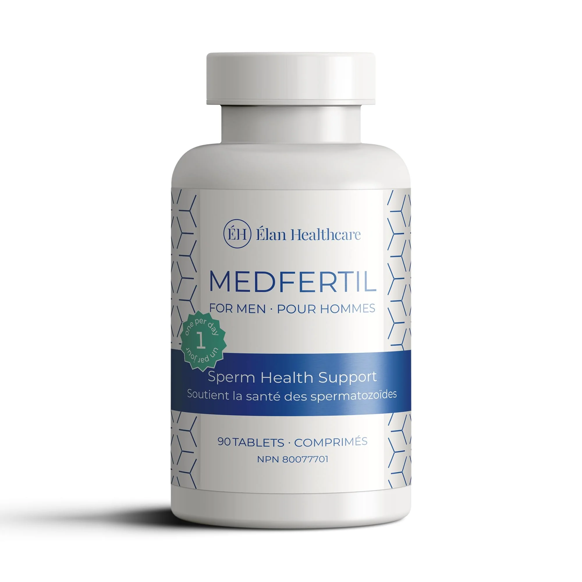 Medfertil for Men Dietary Supplement (90 ct) – CoQ10, B12, Zinc | Elan Healthcare - Image 2