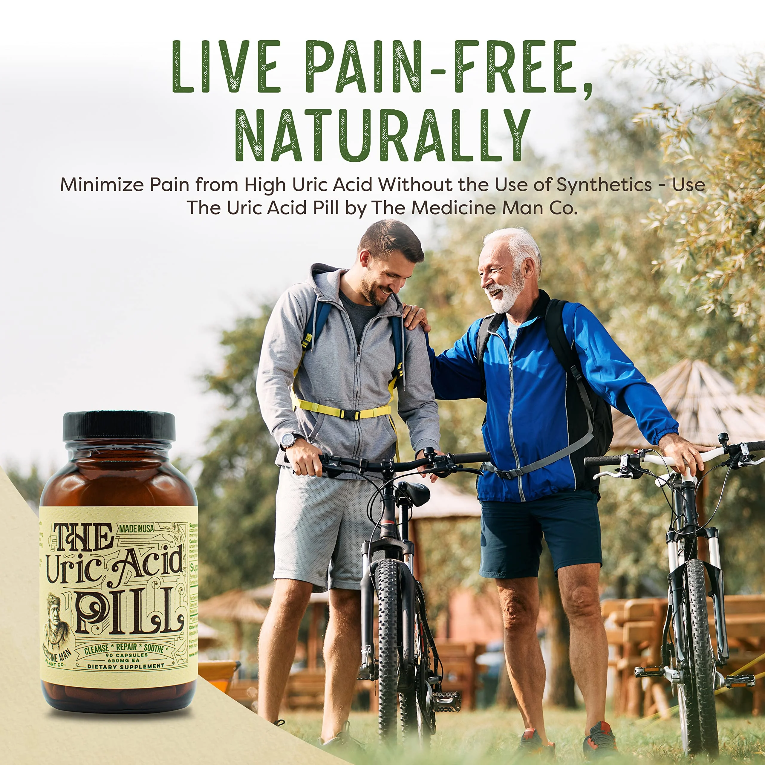 Medicine Man Plant Co The Uric Acid Pill – 90 Capsules | Tart Cherry, Celery Seed & Burdock Root - Image 15