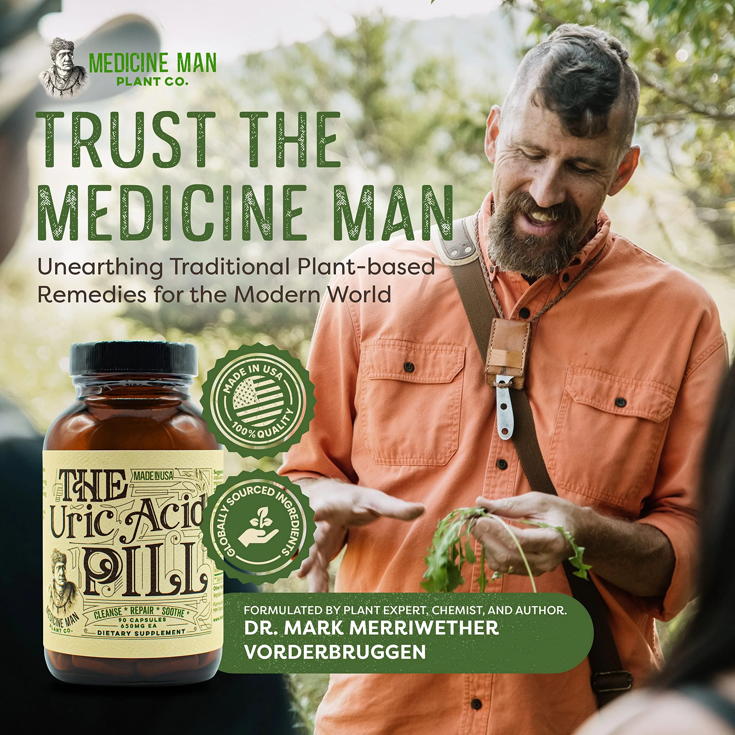 Medicine Man Plant Co The Uric Acid Pill – 90 Capsules | Tart Cherry, Celery Seed & Burdock Root - Image 8