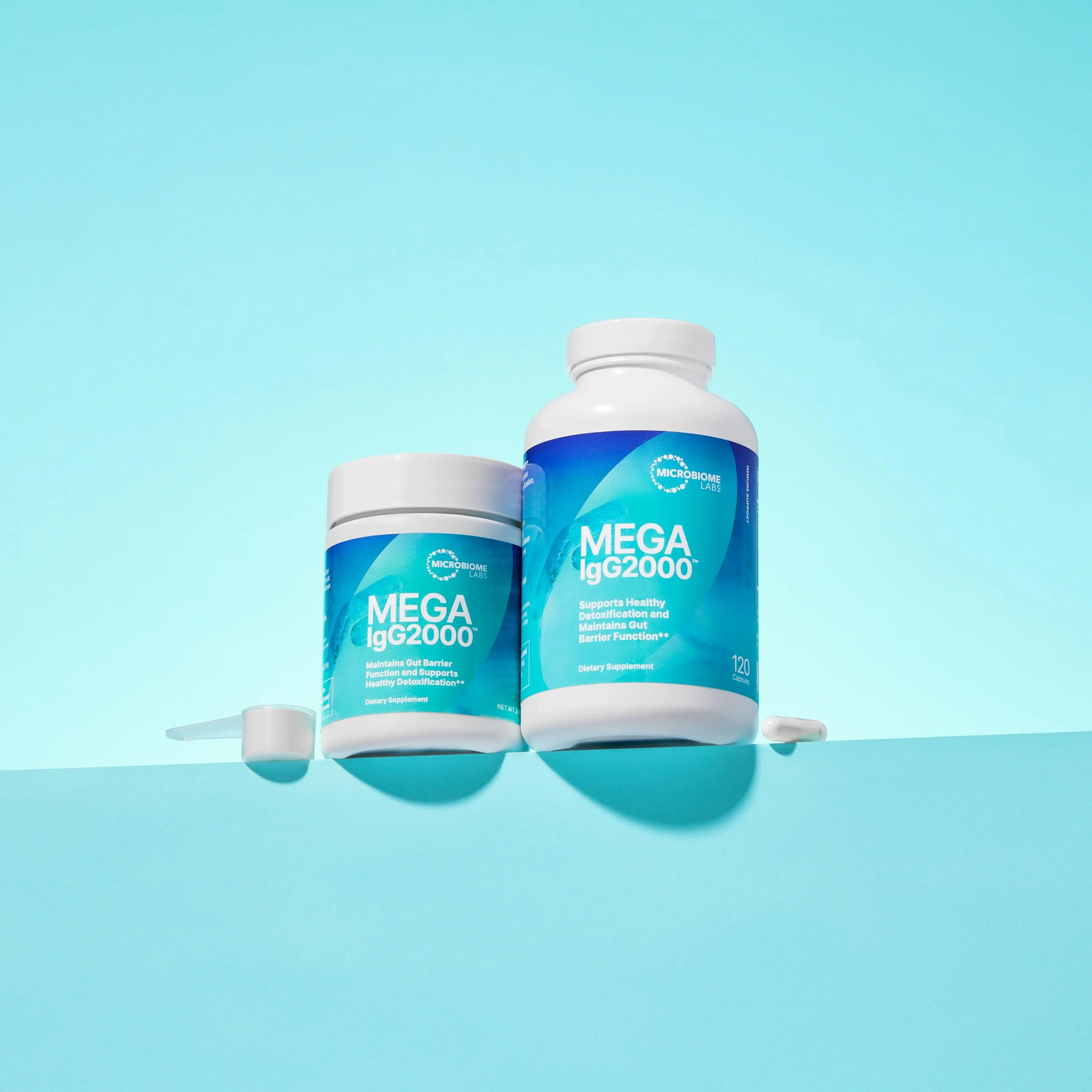 Mega IgG2000 Gut Health Powder – Dairy-Free IgG Immunoglobulin for Women, Men & Kids 2+ | Microbiome Labs (2.1 oz) - Image 3