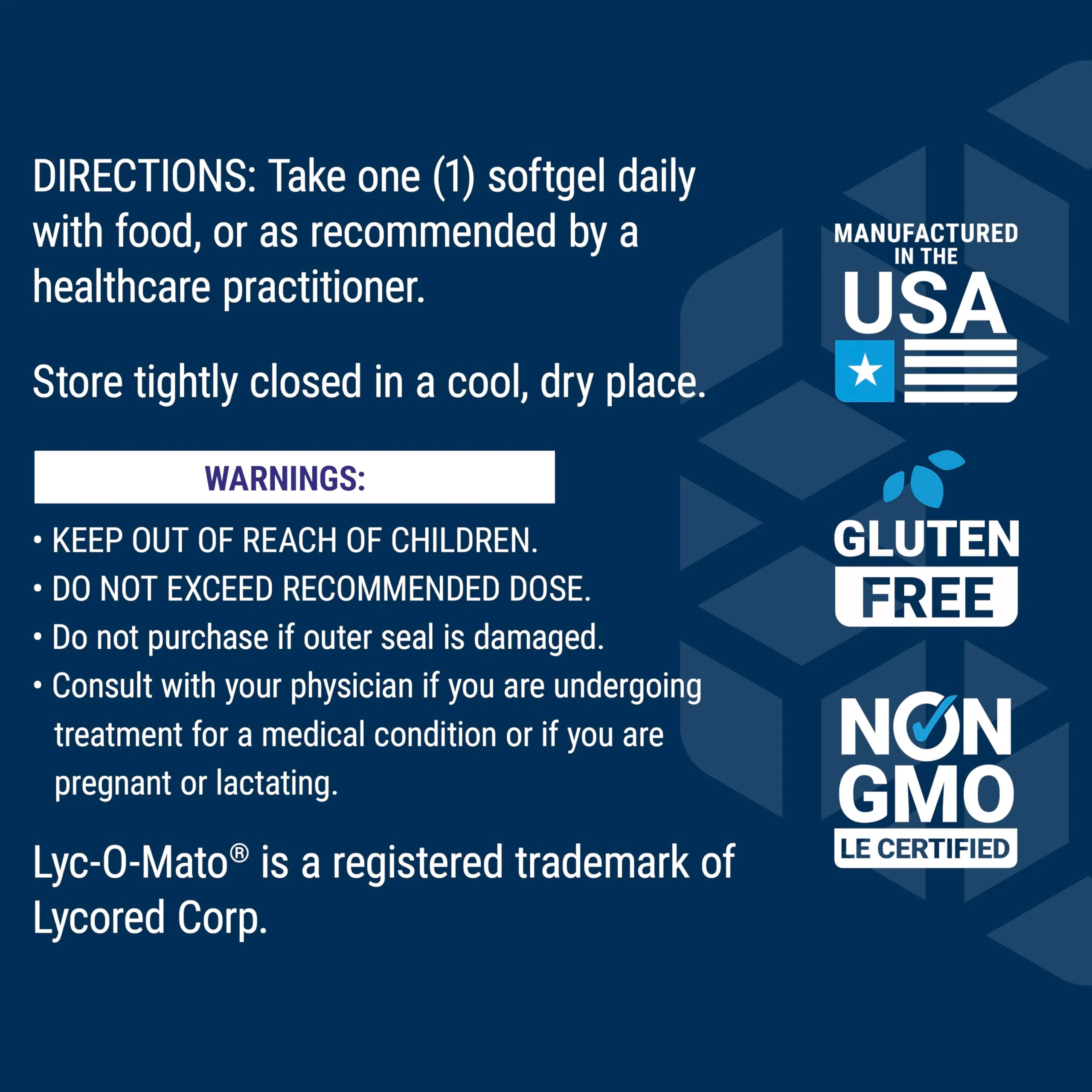 Mega Lycopene 90 Softgels – Prostate & Arterial Health, Non-GMO, Gluten-Free - Image 7