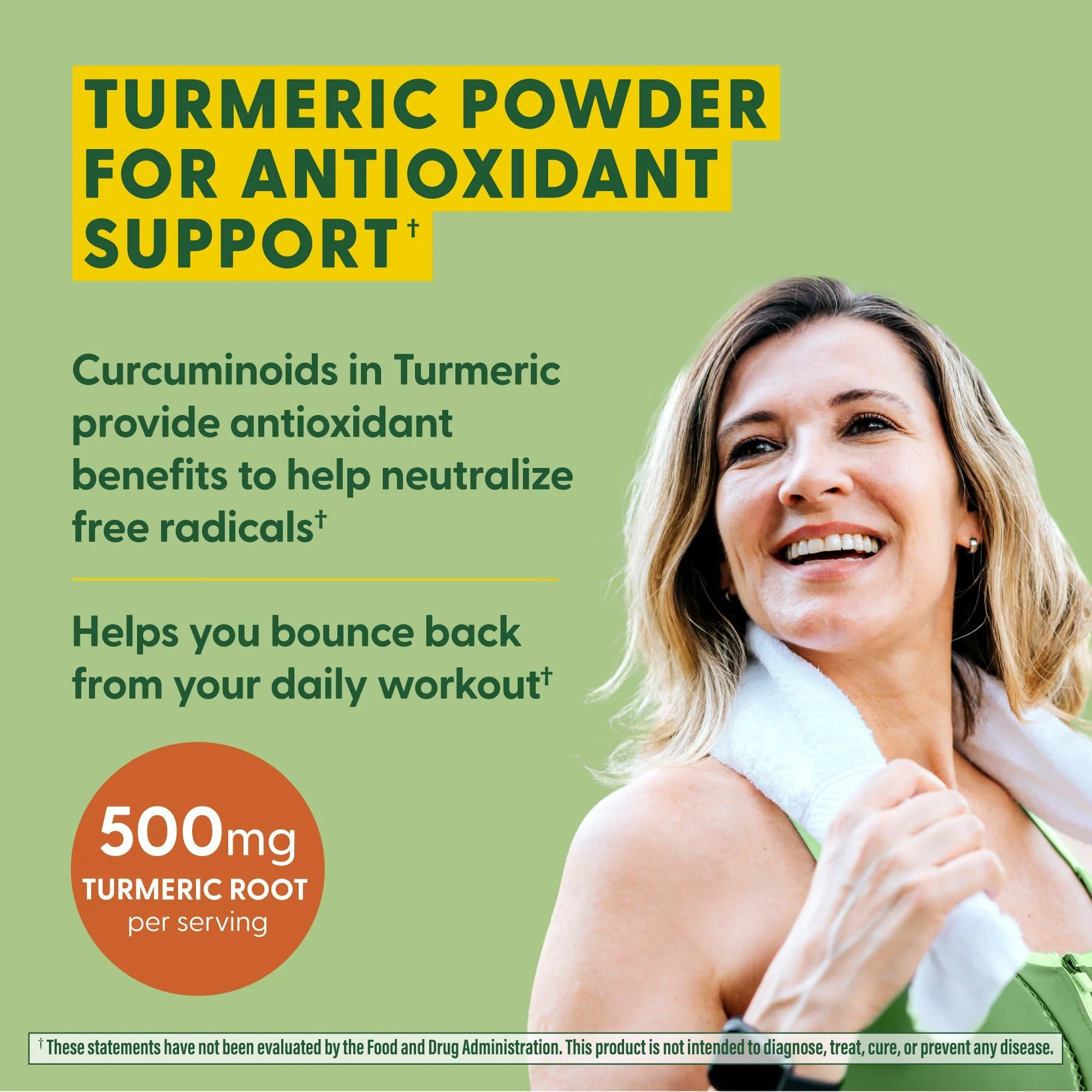 MegaFood Daily Turmeric Nutrient Booster Powder – Vegan Turmeric Supplement with Black Pepper, Tart Cherry & Vitamin C (2 x 2.08 oz) - Image 3