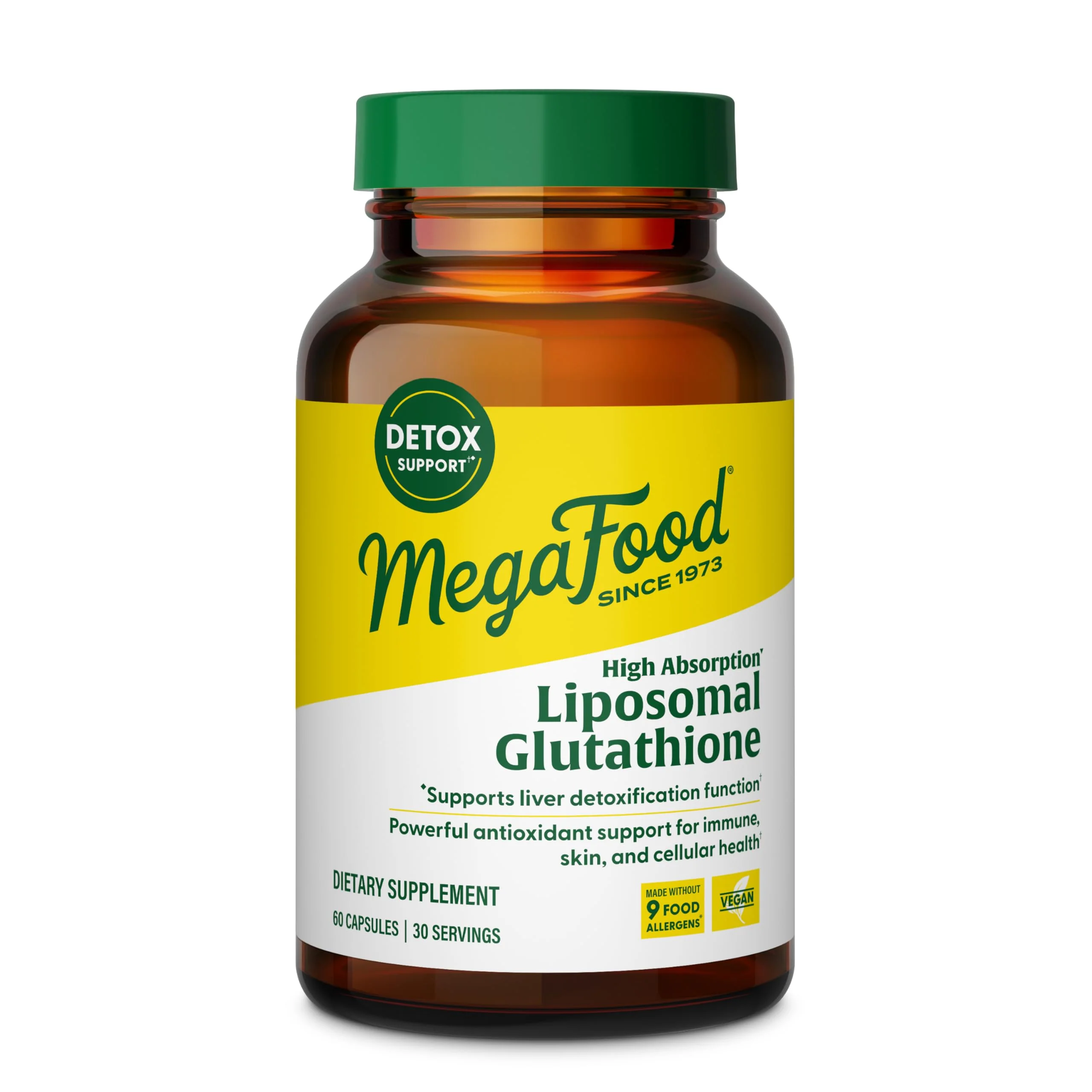 MegaFood High Absorption Liposomal Glutathione — Gluten Free, Vegan | 60 Capsules - Image 10