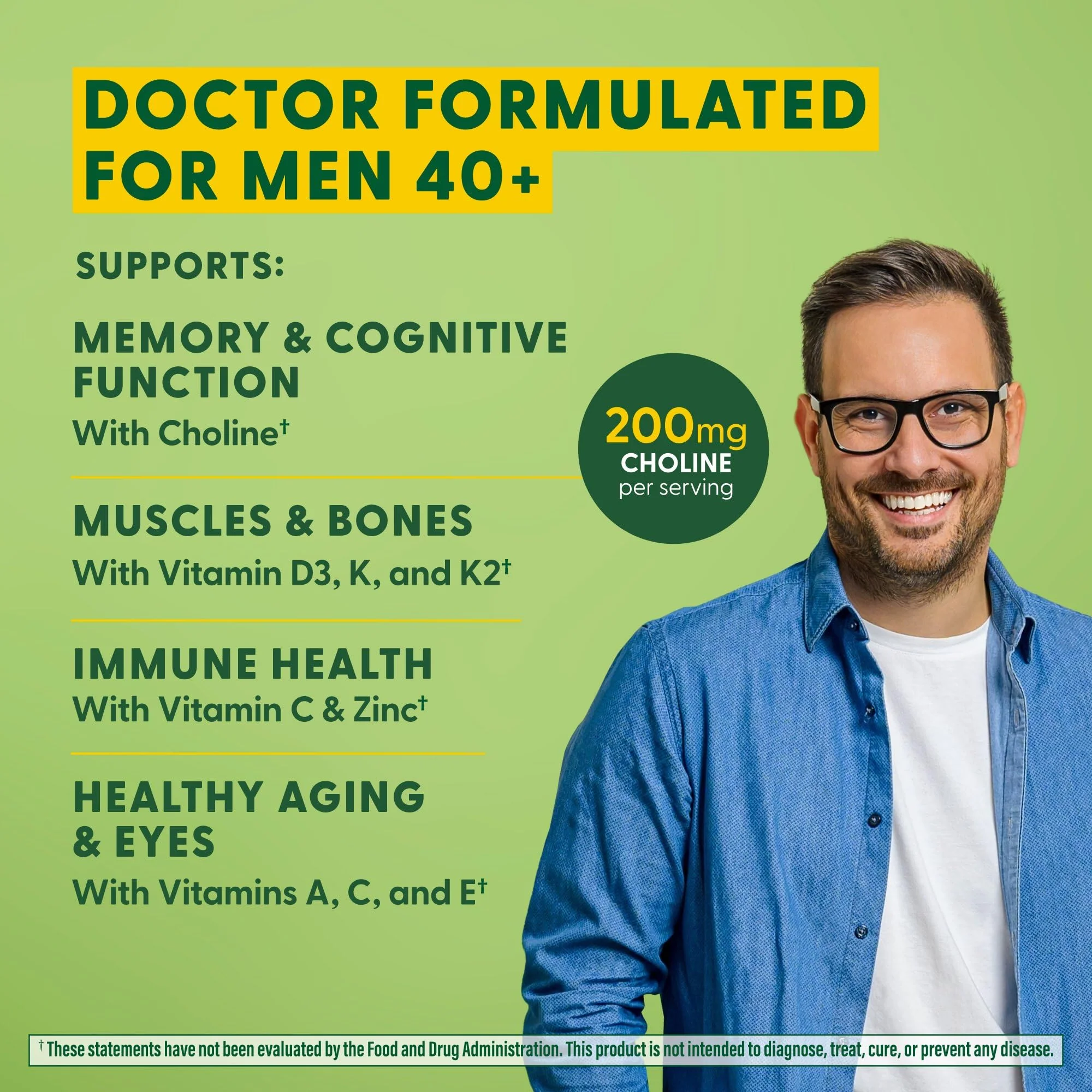 MegaFood Men's 40+ Advanced Multivitamin – Dr-Formulated, Real Food, Vegetarian (120 Tabs) - Image 3