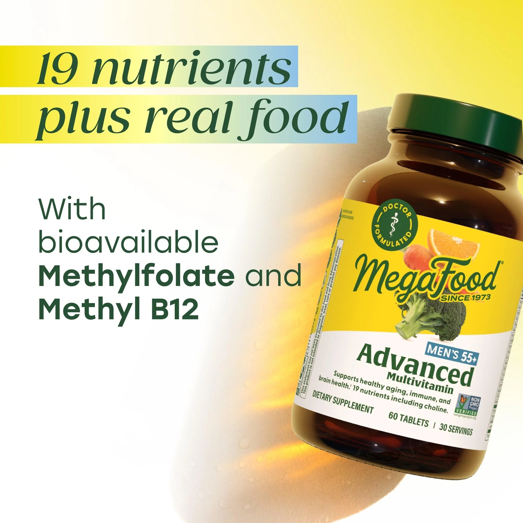 MegaFood Multi for Men 55+ – 120 Tablets | Daily Multivitamin for Men 55+ - Image 11