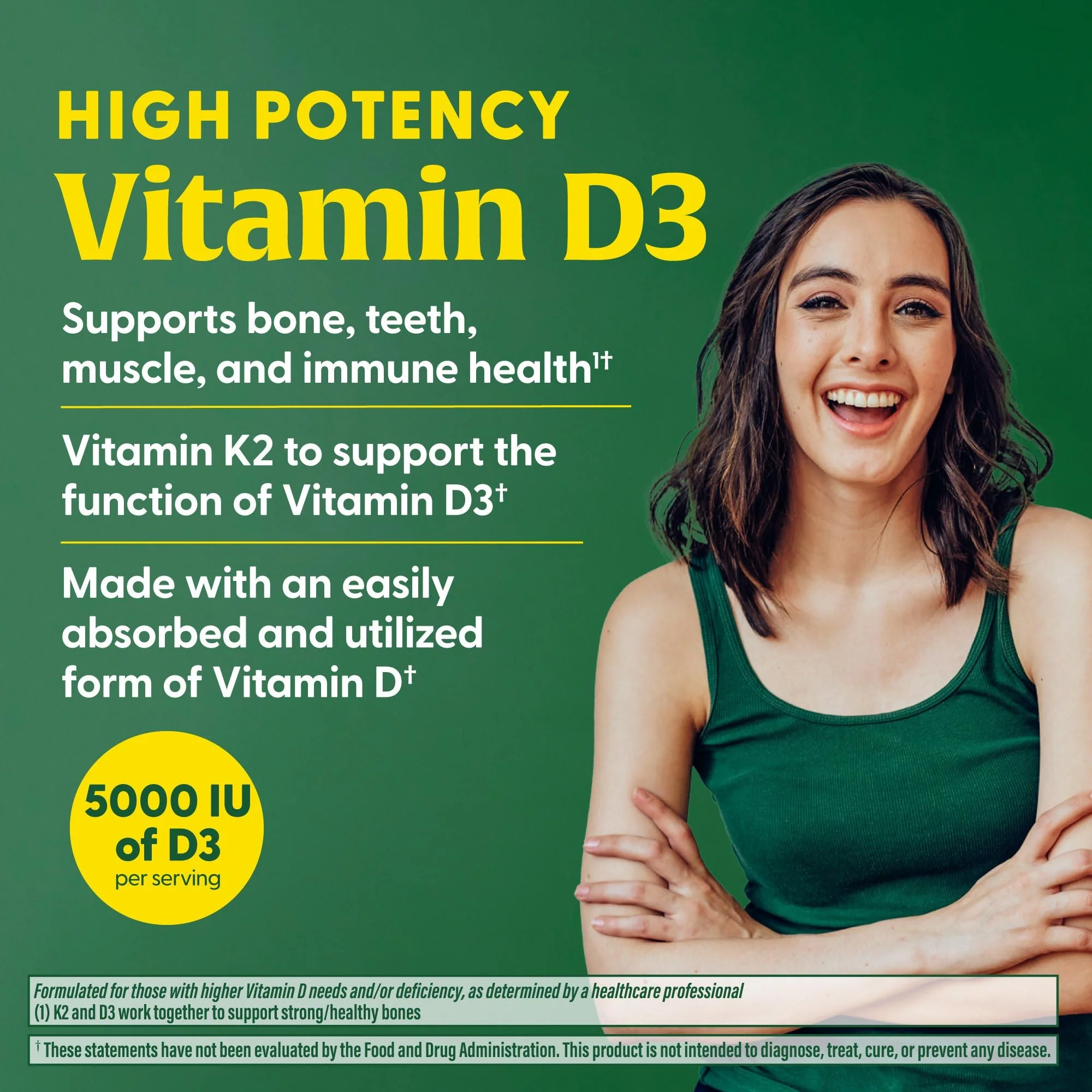 MegaFood Vitamin D3 5000 IU with K2 – Vegetarian D3/K2 for Bones, Teeth & Immune Support | 120 Mini Capsules - Image 10
