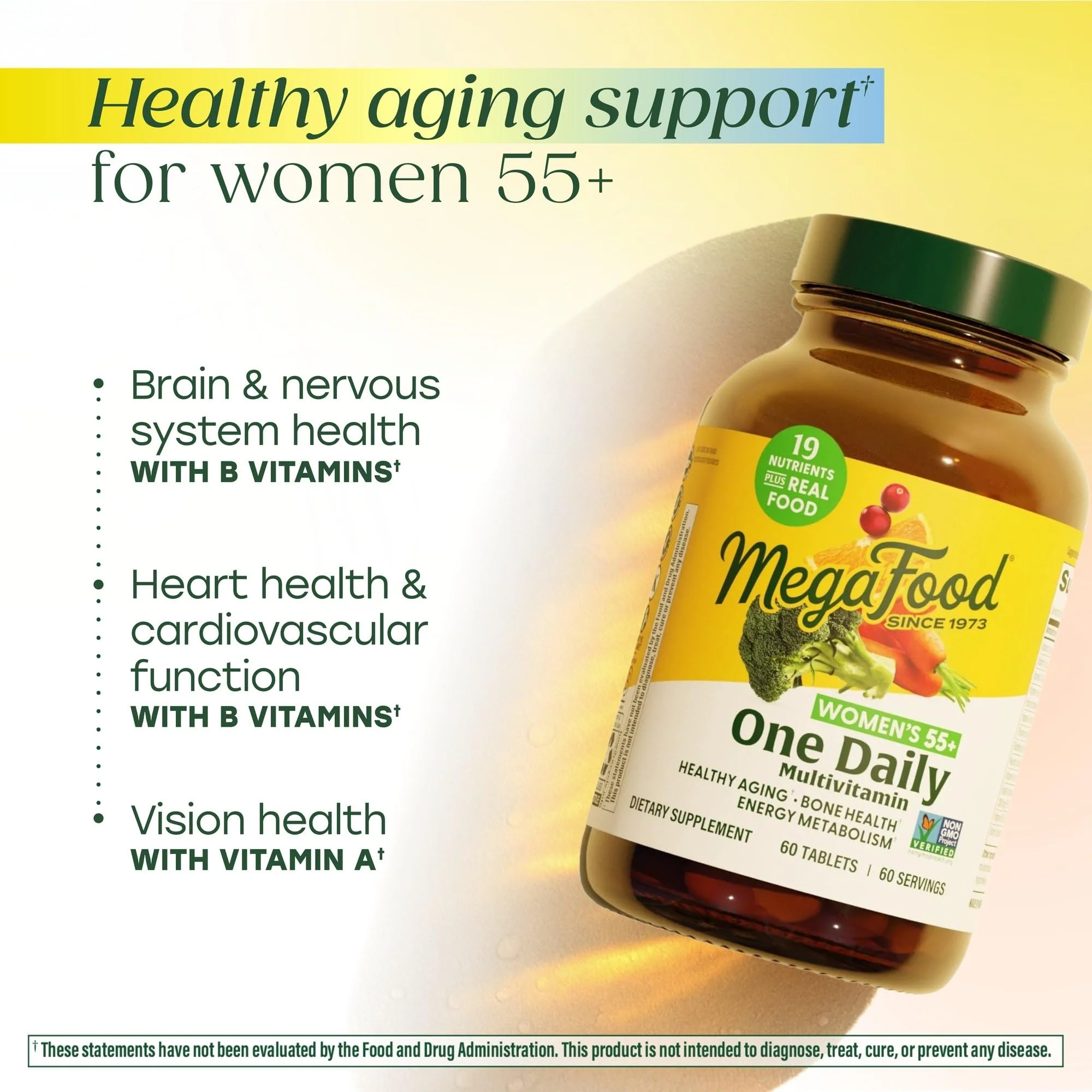 MegaFood Women 55+ One Daily Multivitamin – Vitamin D3, B12, Folate | Vegetarian - Image 11