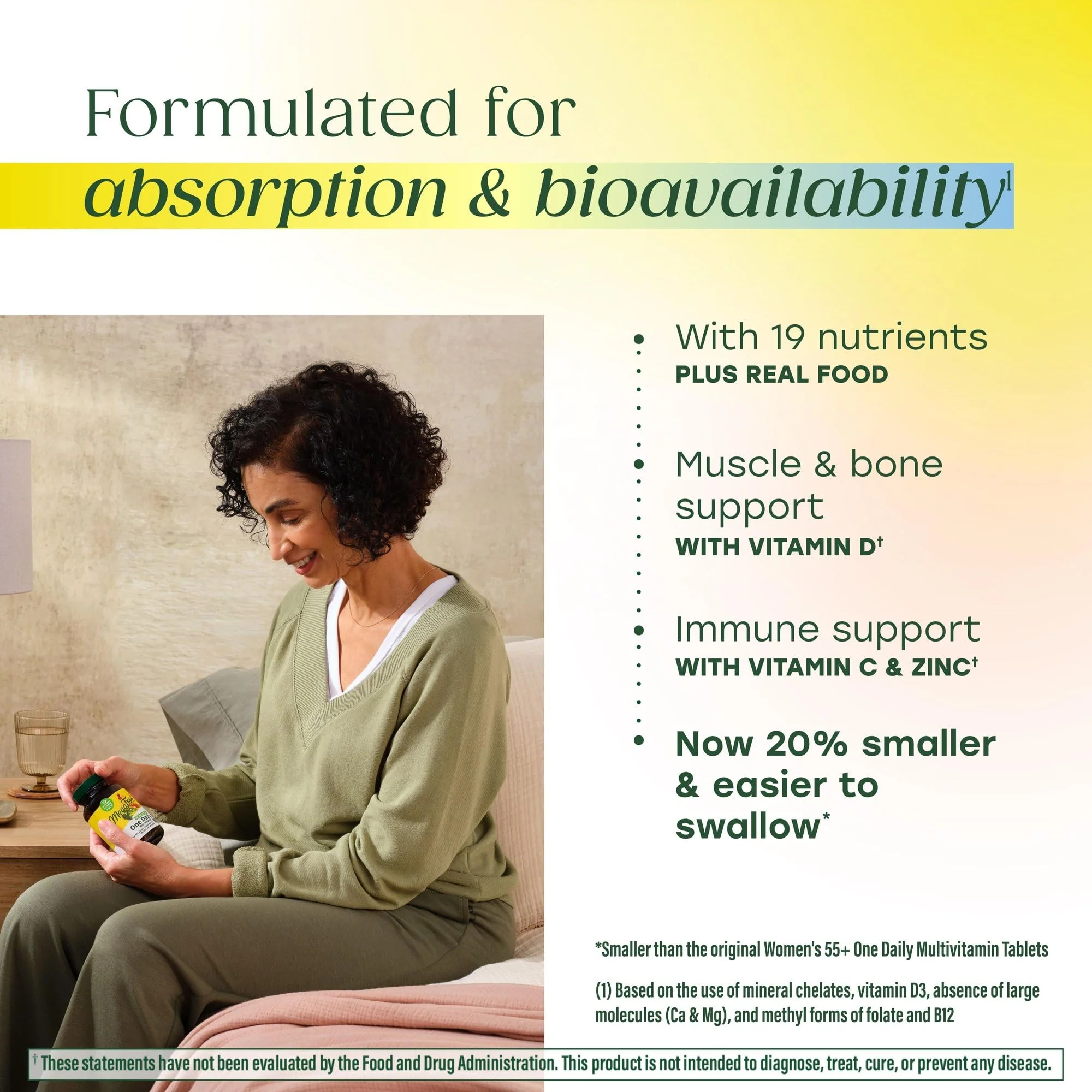 MegaFood Women 55+ One Daily Multivitamin – Vitamin D3, B12, Folate | Vegetarian - Image 12