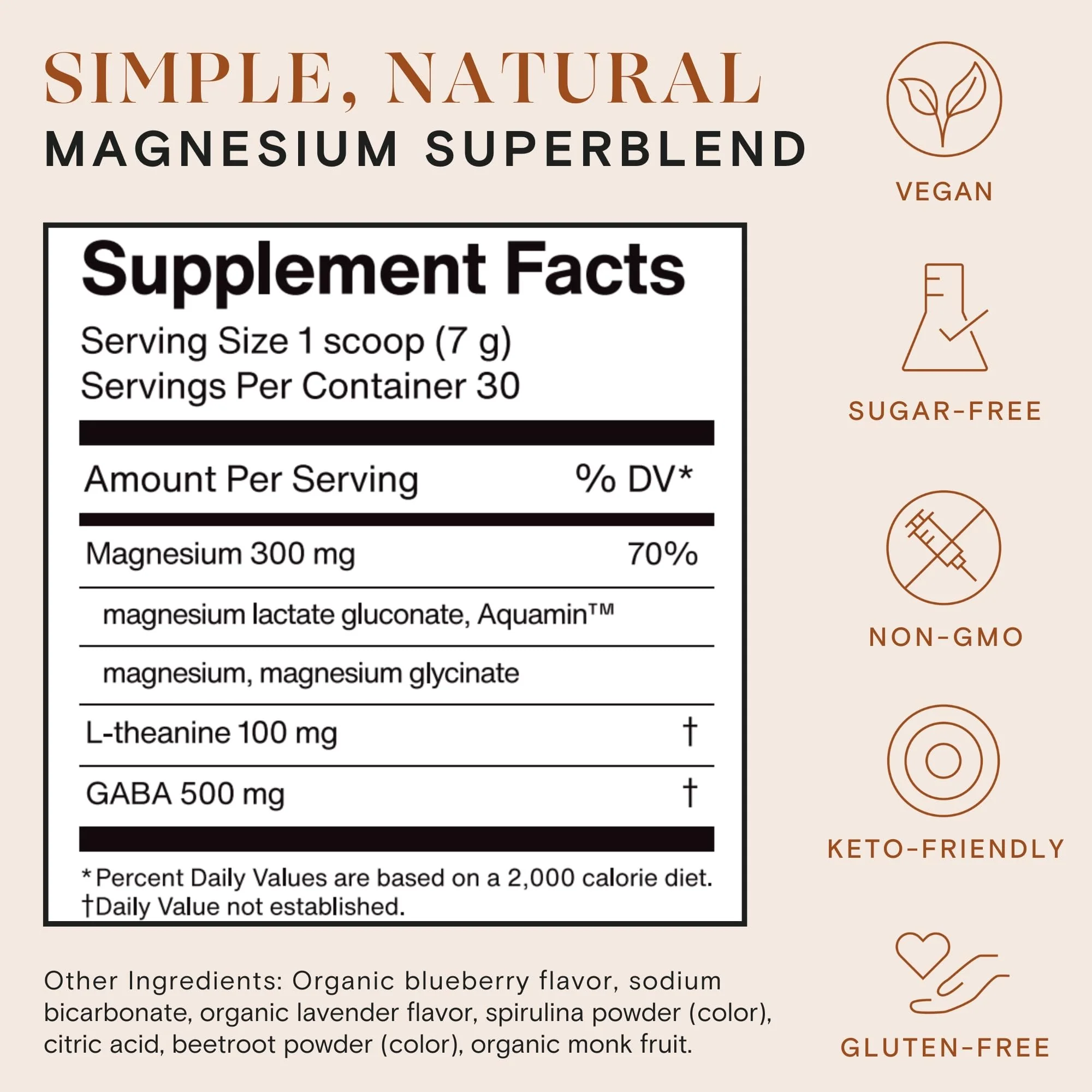 mello Magnesium Supplement Superblend Powder – Lavenderberry Flavor, 30 Servings - Image 4