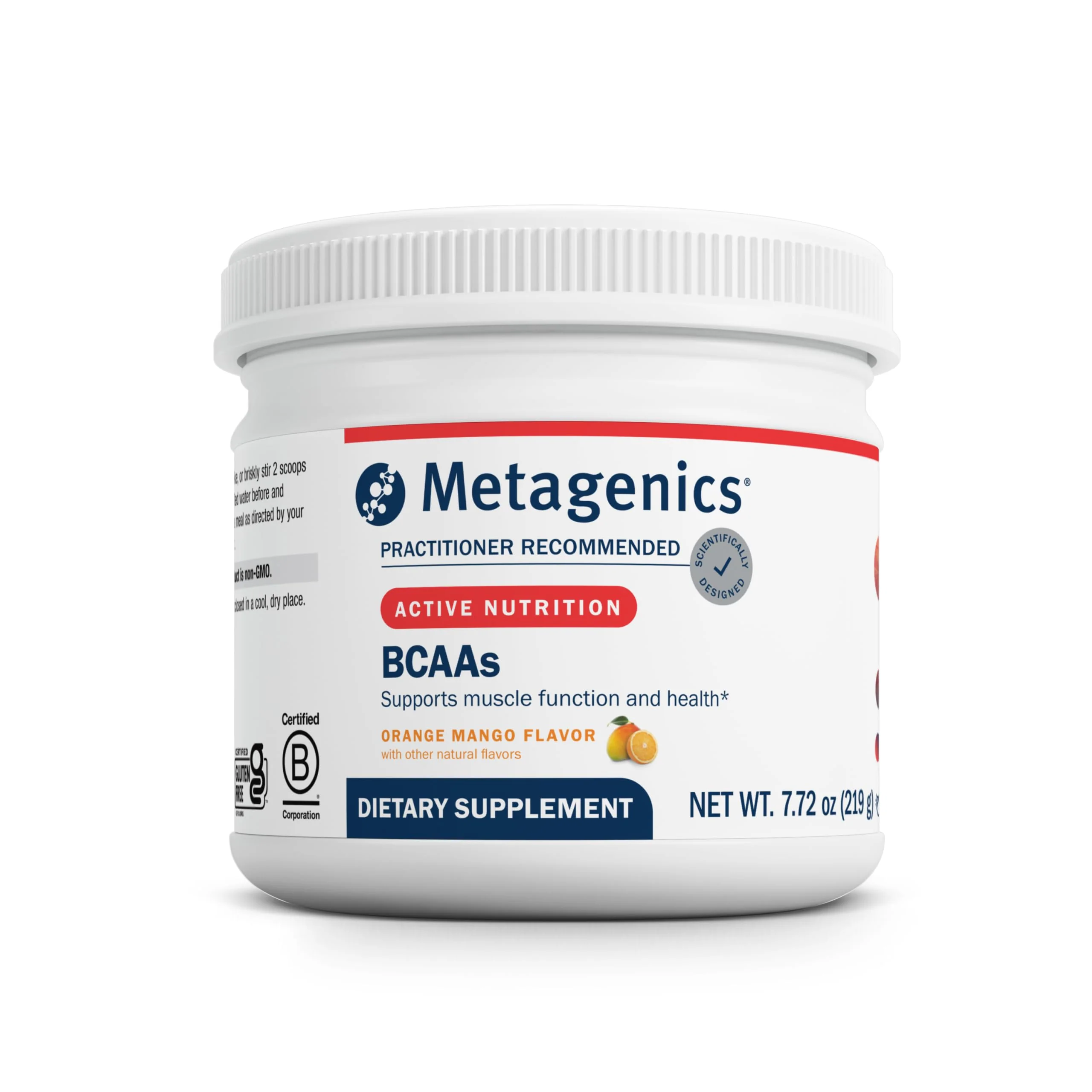 Metagenics BCAAs Powder – Orange Mango 2:1:1, 30 Servings