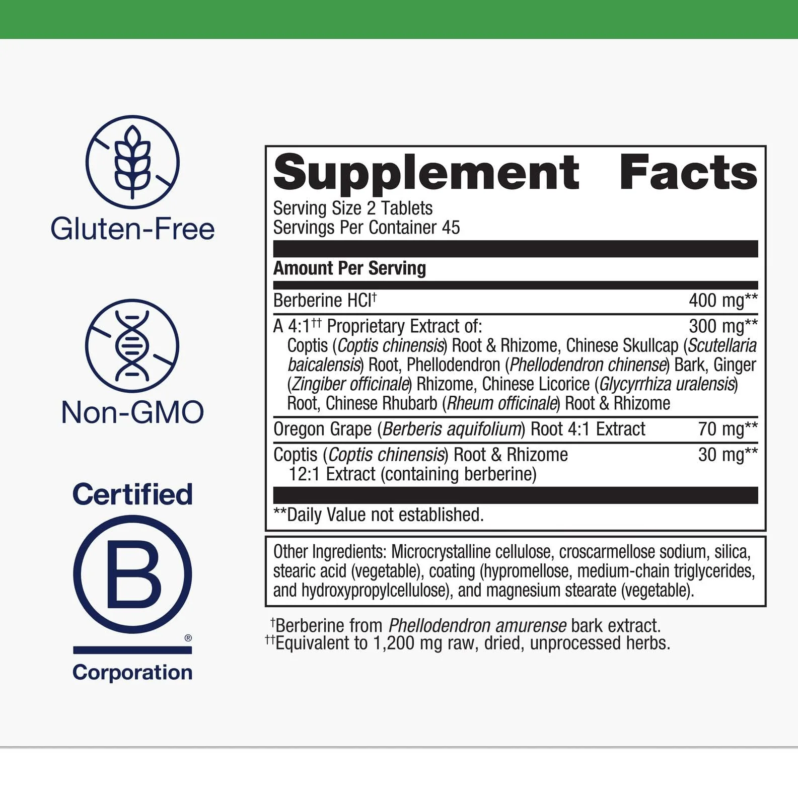Metagenics CandiBactin-BR - Berberine HCl 400 mg with Oregon Grape & Coptis Root, 90 Tablets | Gut Health & Microbial Balance - Image 9