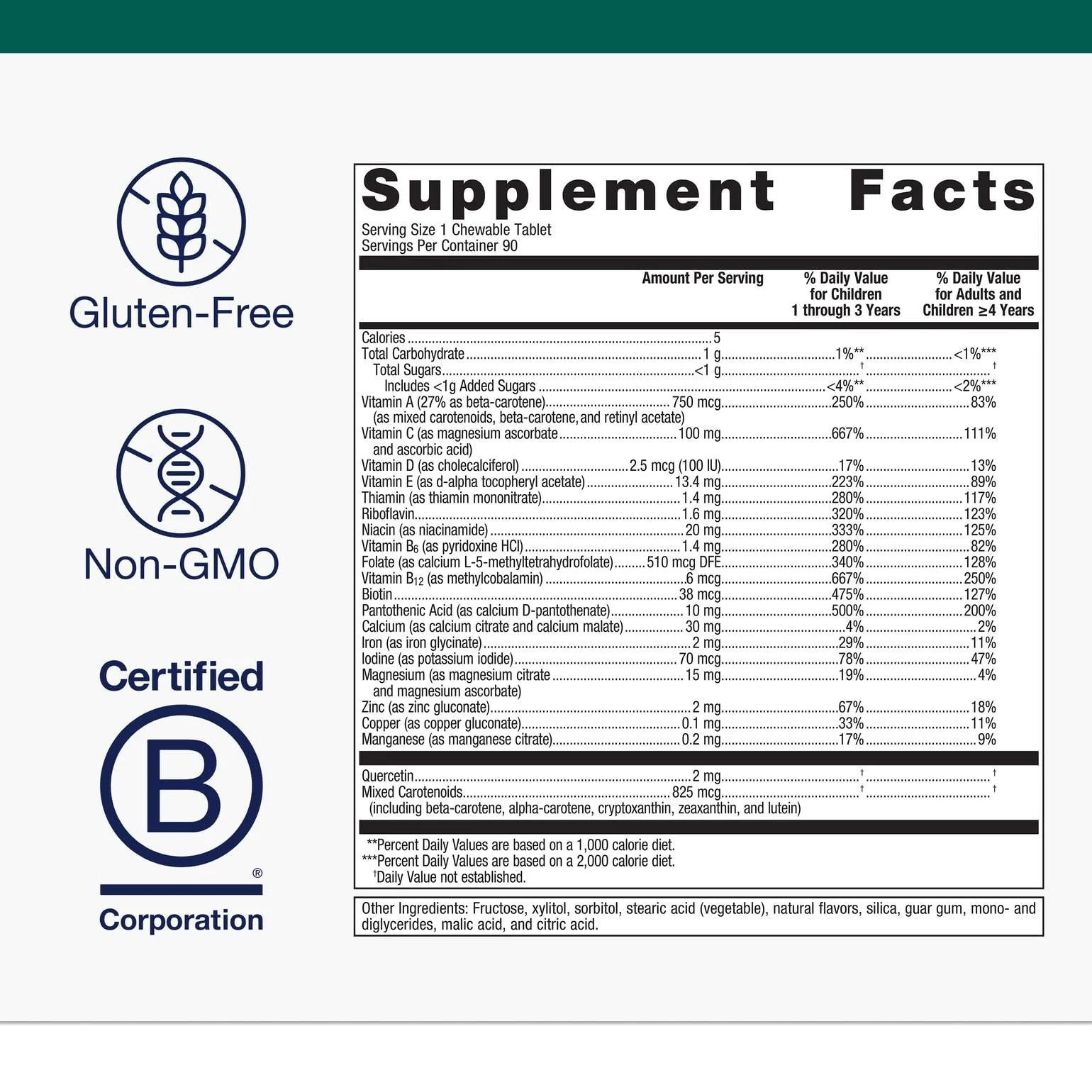 Metagenics Multigenics Chewable Multivitamin – Orange Flavor, Non-GMO & Gluten-Free (90 Servings) - Image 9