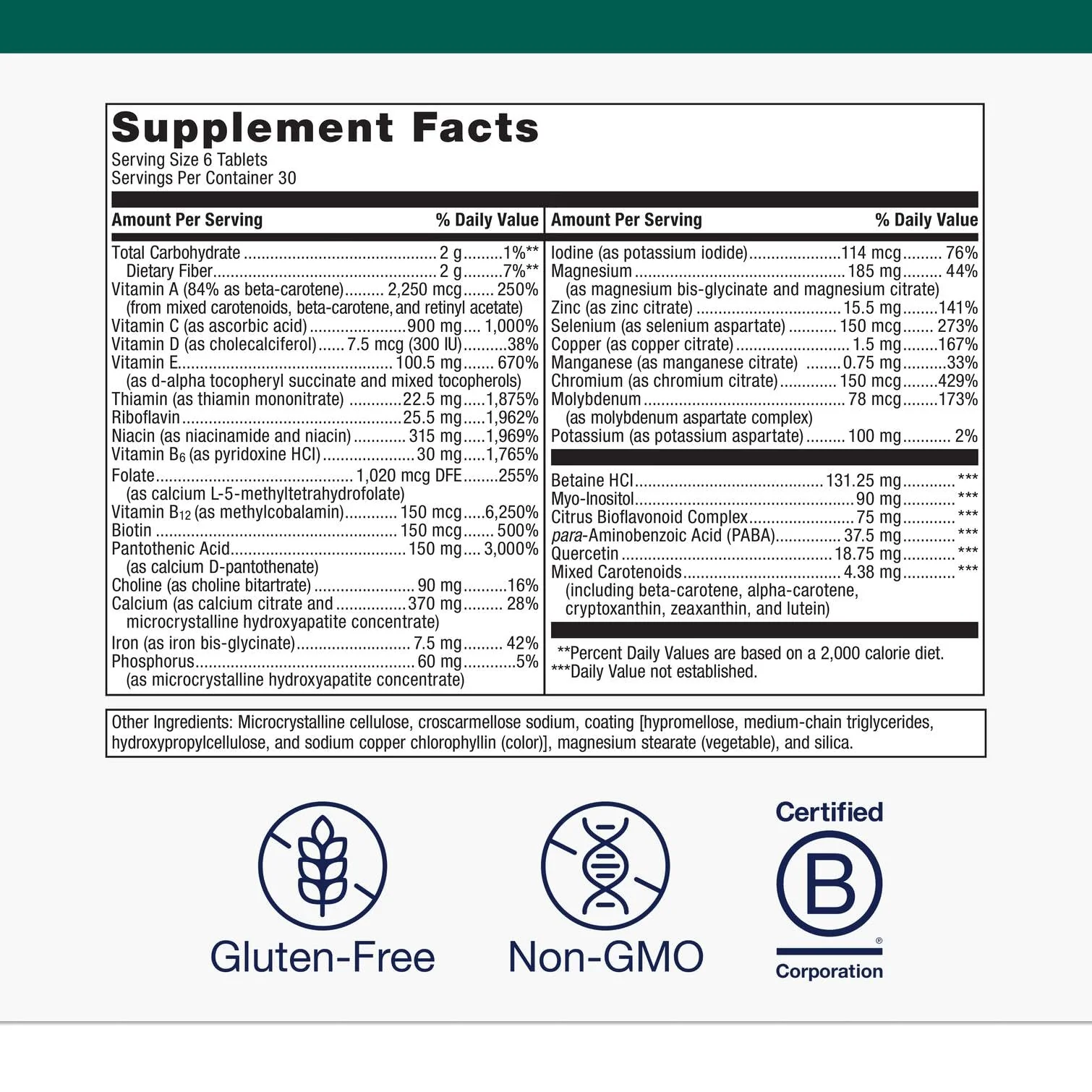 Metagenics Multigenics Intensive Care Multivitamin with Iron – High-Absorption Formula | Immune & Cellular Health | 180 Tablets - Image 3