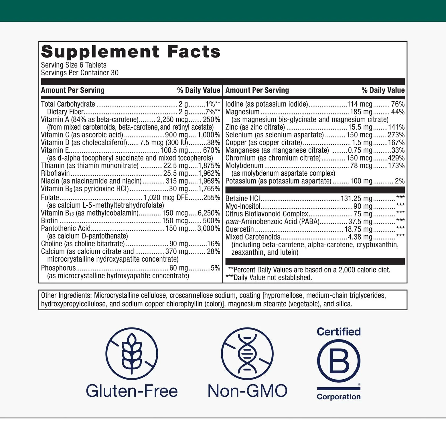 Metagenics Multivitamin Intensive Formula – Daily Multivitamin for Men & Women (120 Tablets) – Non-GMO, Gluten-Free - Image 3