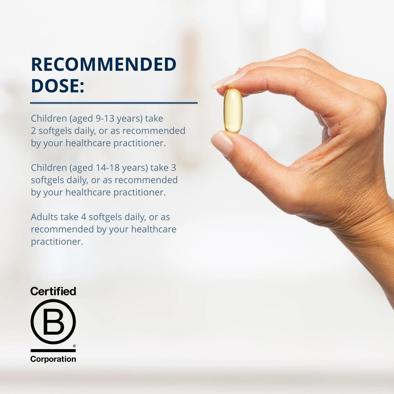 Metagenics OmegaGenics Fish Oil 720 mg EPA-DHA | High Potency Omega-3, Purity-Tested & Sustainably Sourced | 120 Softgels - Image 2