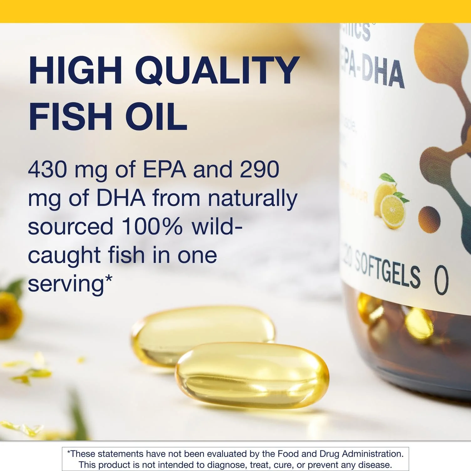 Metagenics OmegaGenics Fish Oil 720 mg EPA-DHA | High Potency Omega-3, Purity-Tested & Sustainably Sourced | 120 Softgels - Image 5