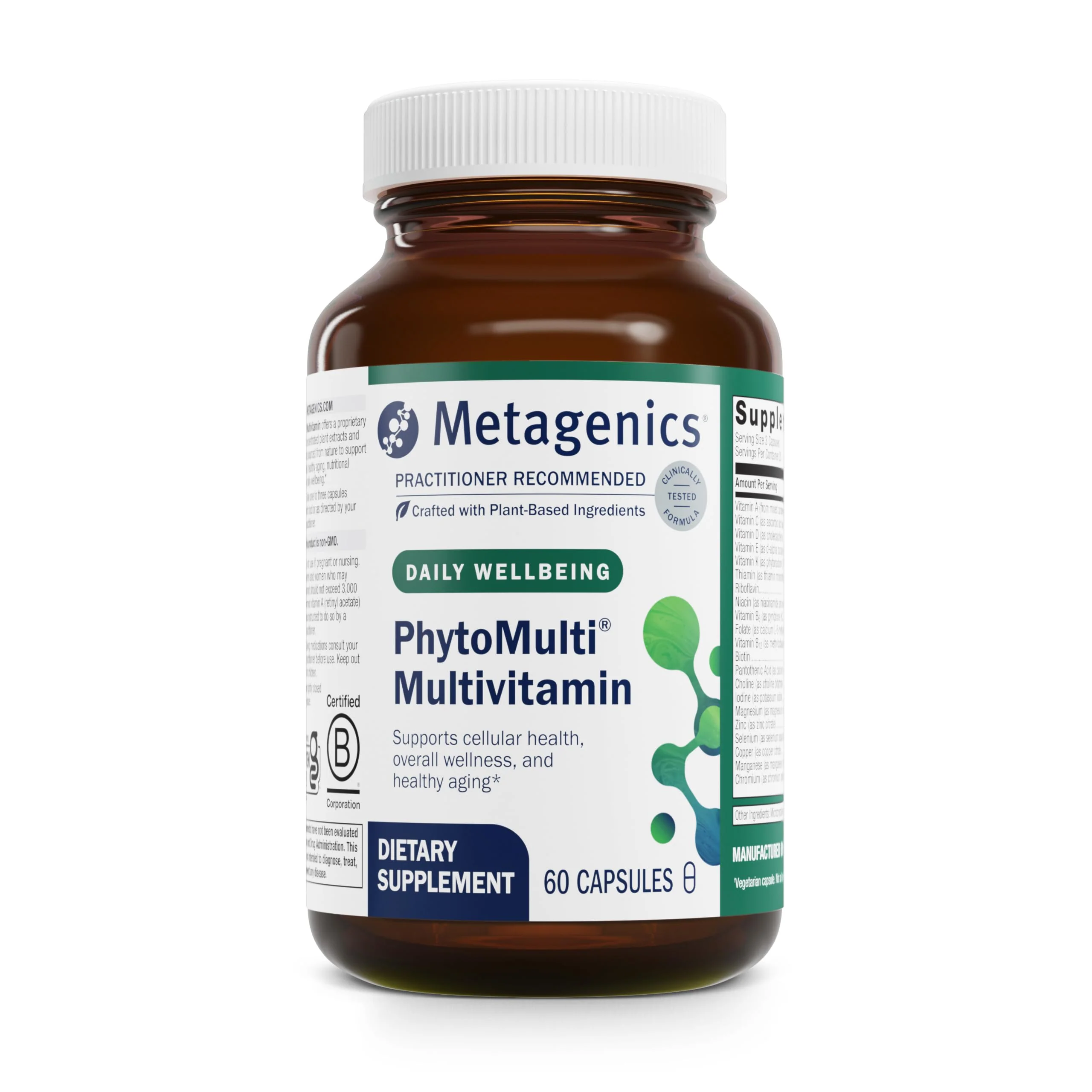 Metagenics PhytoMulti Multivitamin – 20+ Vitamins & Phytonutrients | Non-GMO, Gluten-Free | 60 Capsules - Image 9