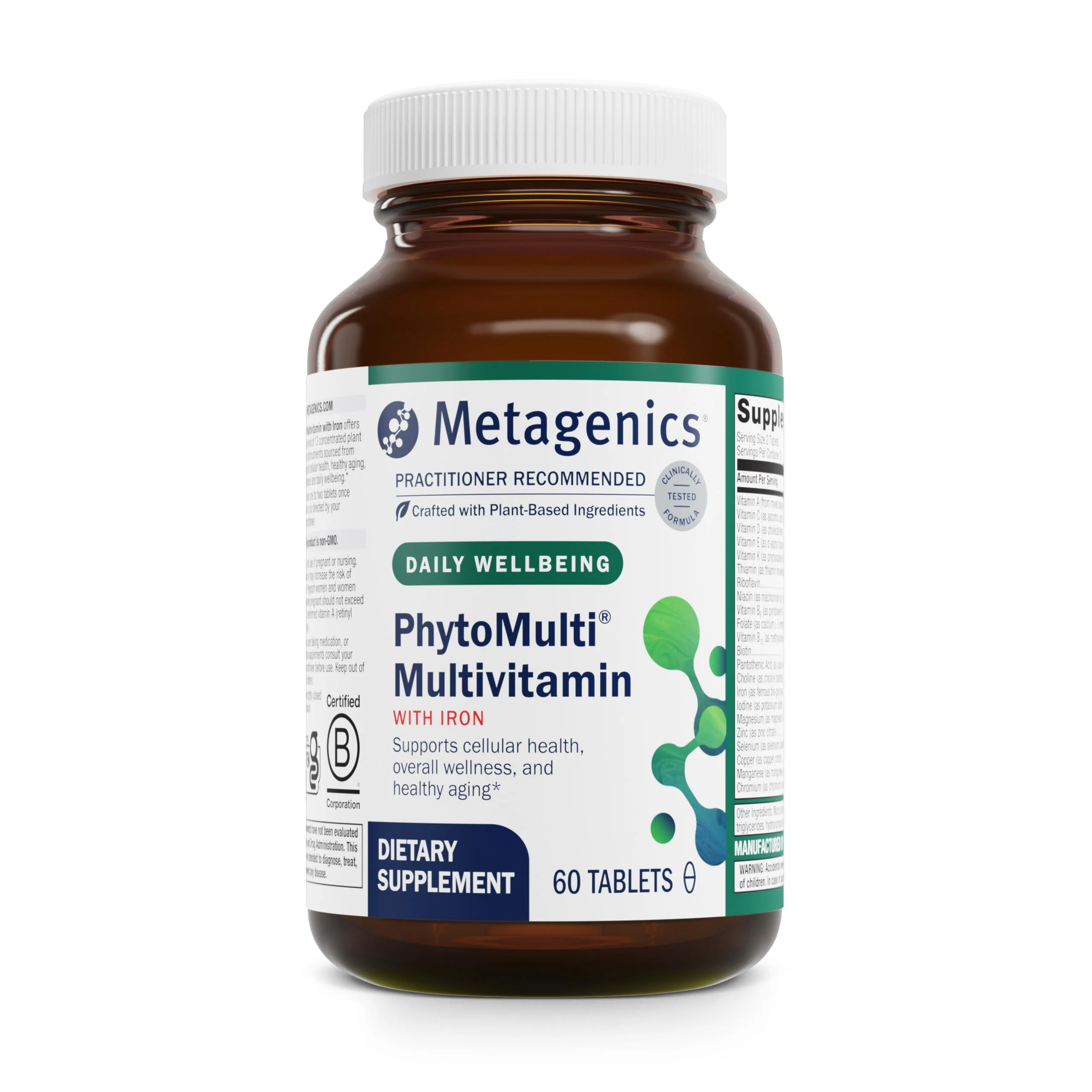 Metagenics PhytoMulti with Iron – Daily Multivitamin for Men & Women (60 Tablets) - Image 9