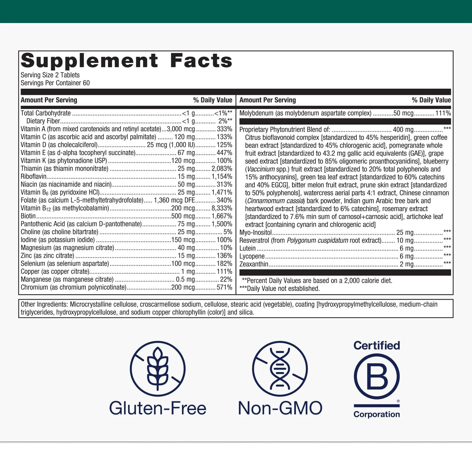 Metagenics PhytoMulti Without Iron – Daily Multivitamin for Men & Women | 20+ Vitamins, Non-GMO & Gluten-Free | 120 Tablets - Image 11