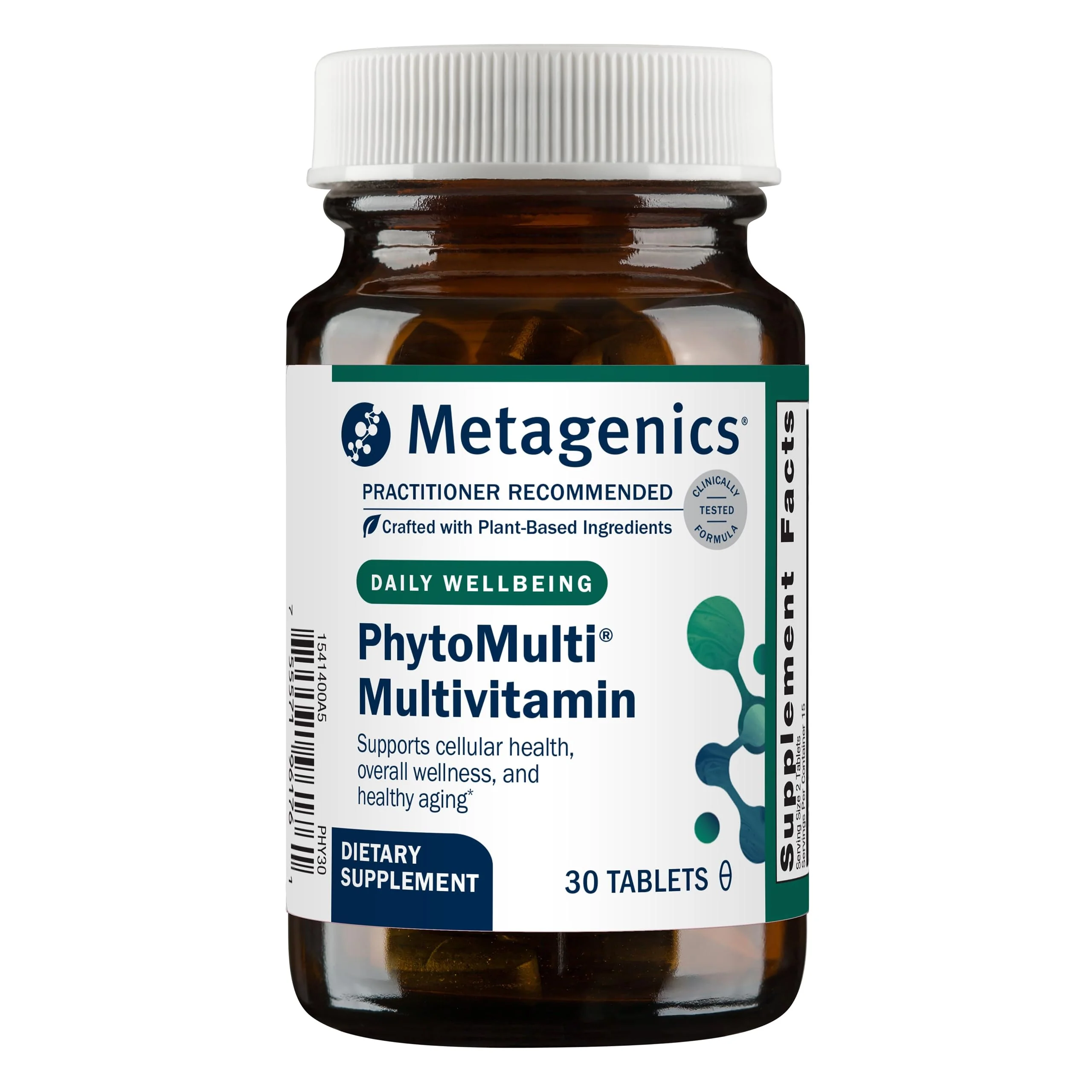Metagenics PhytoMulti Without Iron – Daily Multivitamin for Men & Women | 30 Tablets | Non-GMO, Gluten-Free