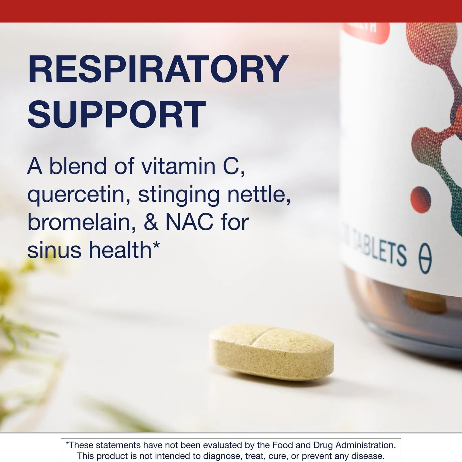 Metagenics Sinuplex - Respiratory & Immune Support with Vitamin C (150 mg), Quercetin & NAC | Non-GMO, Gluten-Free - 120 Tablets - Image 11