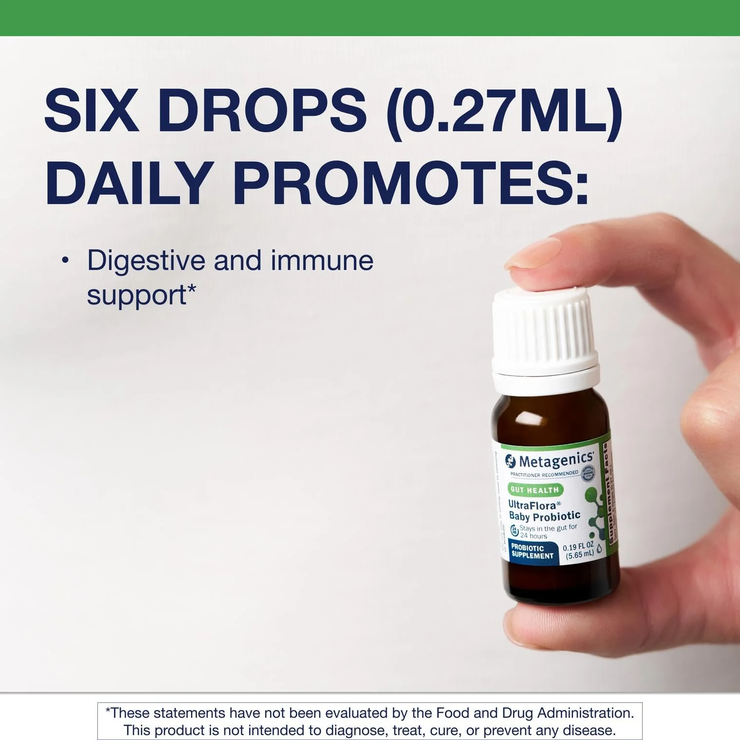 Metagenics UltraFlora Baby Probiotic Drop – For Babies & Young Children (0.19 fl oz) - Image 2